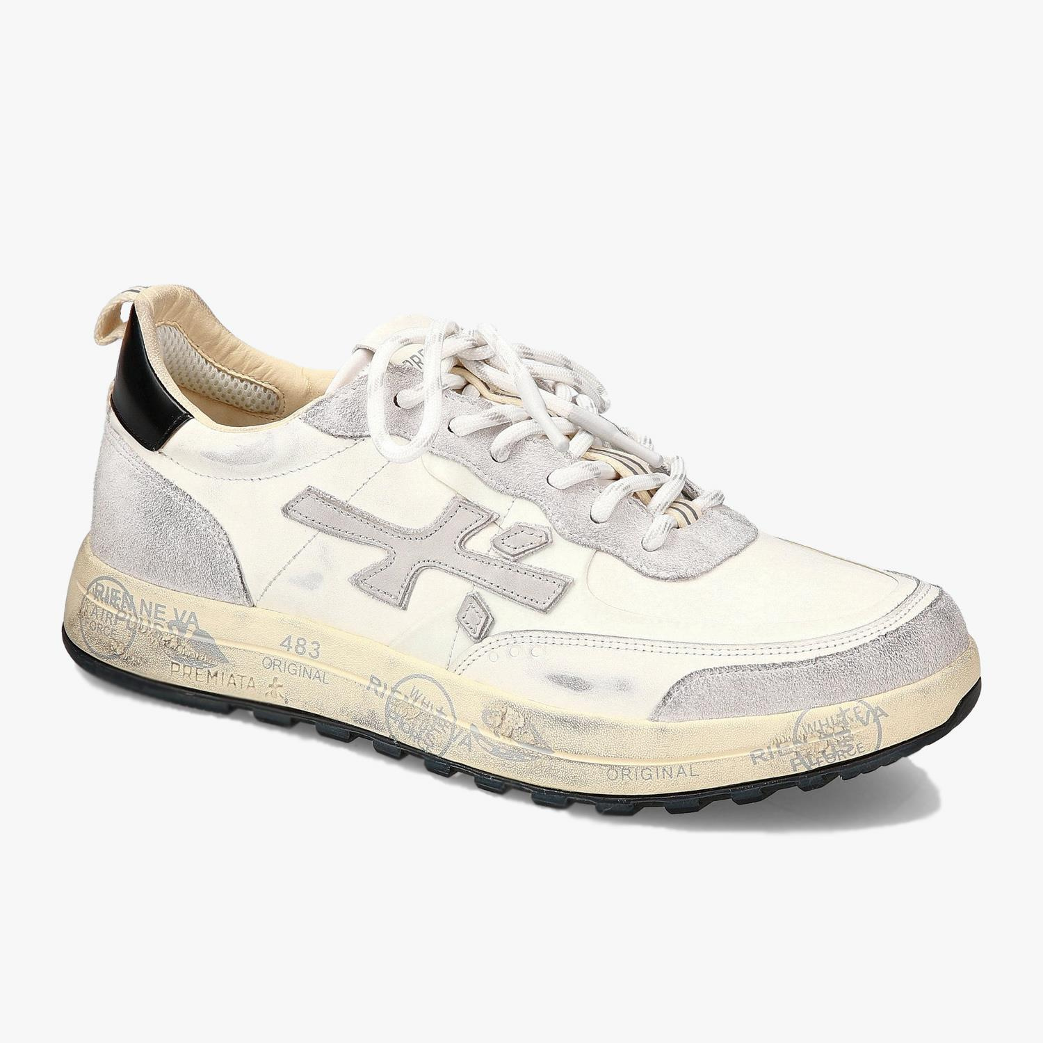 Premıata Nous Gri Beyaz Erkek Spor Ayakkabı