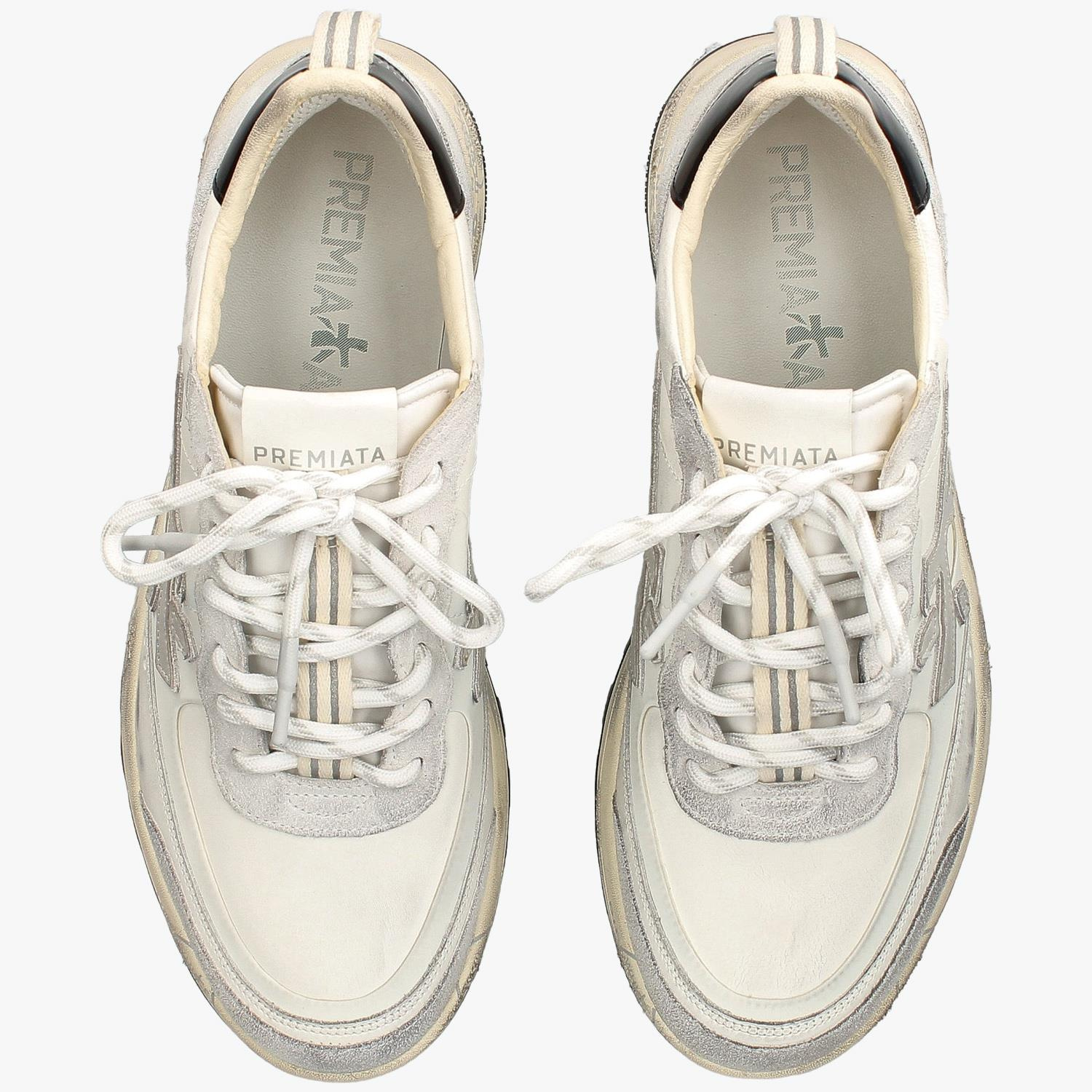 Premıata Nous Gri Beyaz Erkek Spor Ayakkabı