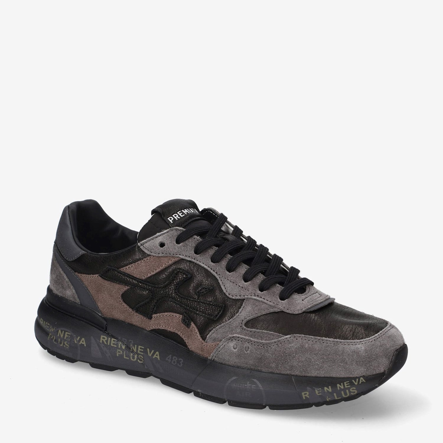 Premiata SIYAH 0a0a0a Mick 01 8452 Erkek Sneakers