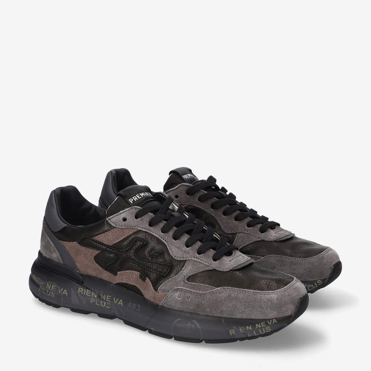 Premiata SIYAH 0a0a0a Mick 01 8452 Erkek Sneakers
