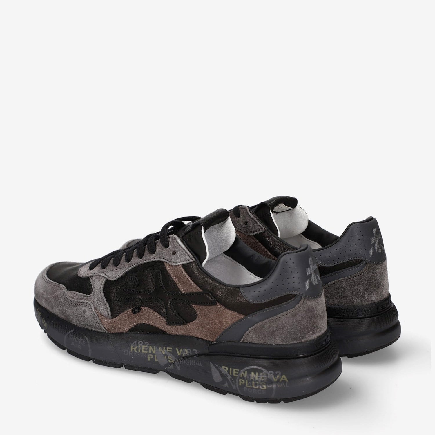 Premiata SIYAH 0a0a0a Mick 01 8452 Erkek Sneakers