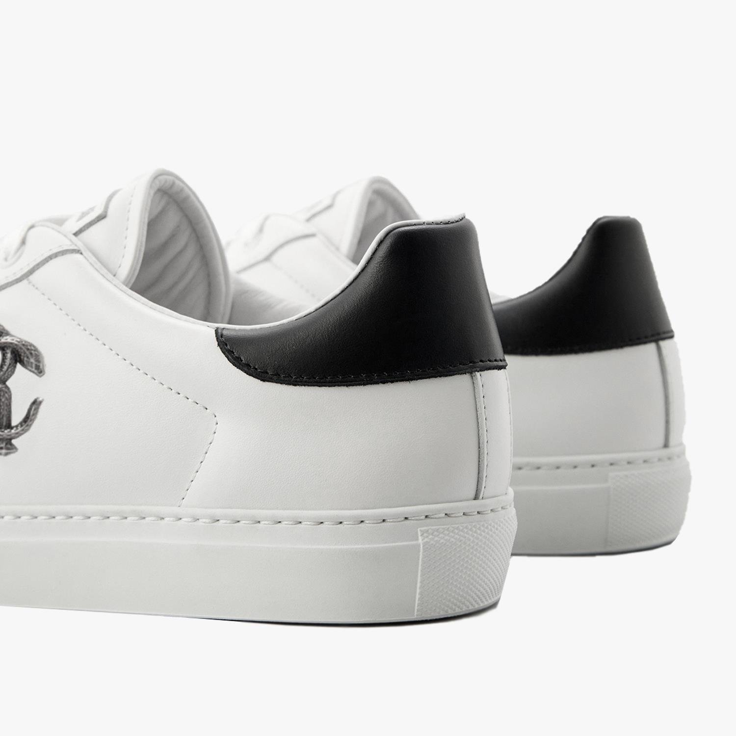 ROBERTO CAVALLI BEYAZ DERİ ERKEK SNEAKER