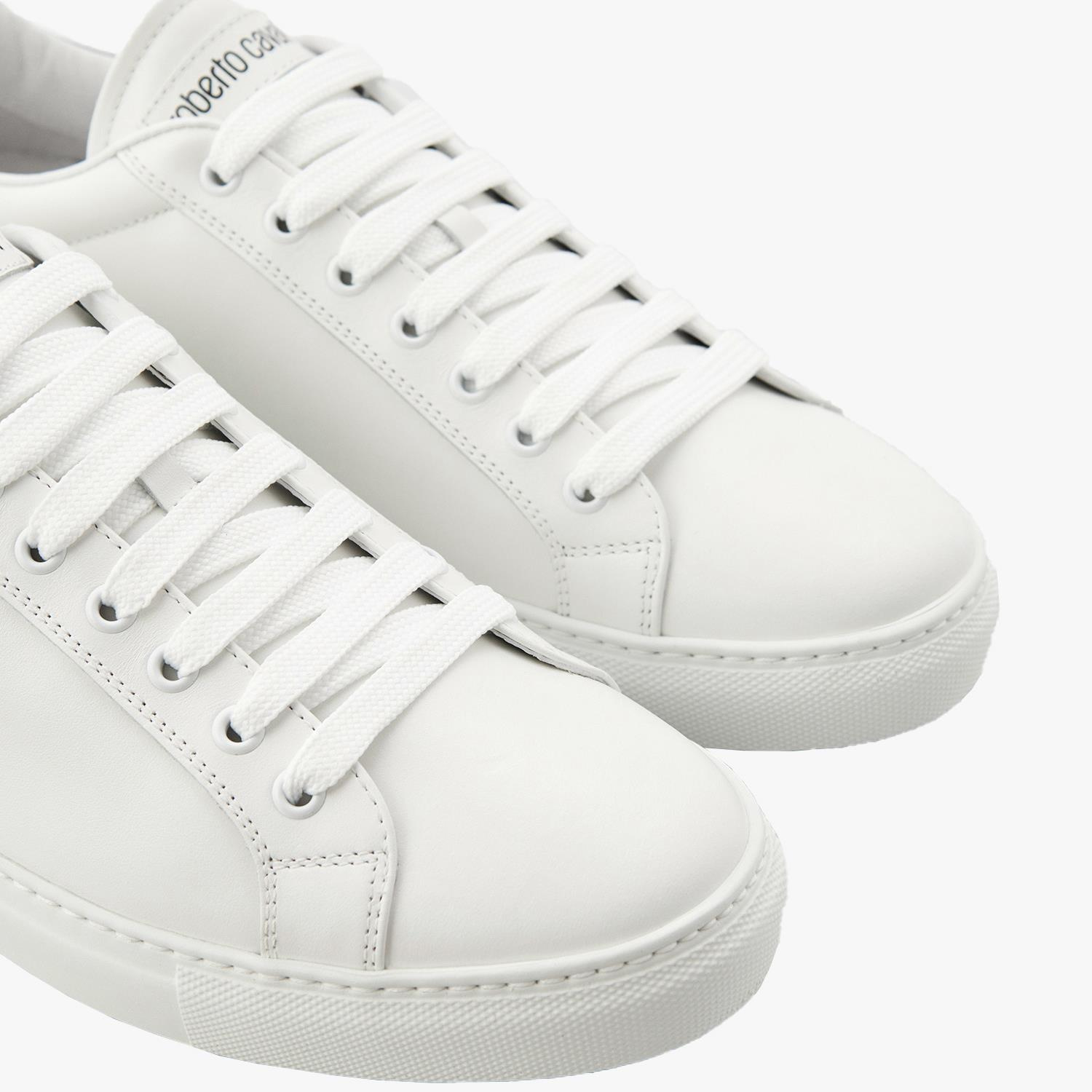 ROBERTO CAVALLI BEYAZ DERİ ERKEK SNEAKER