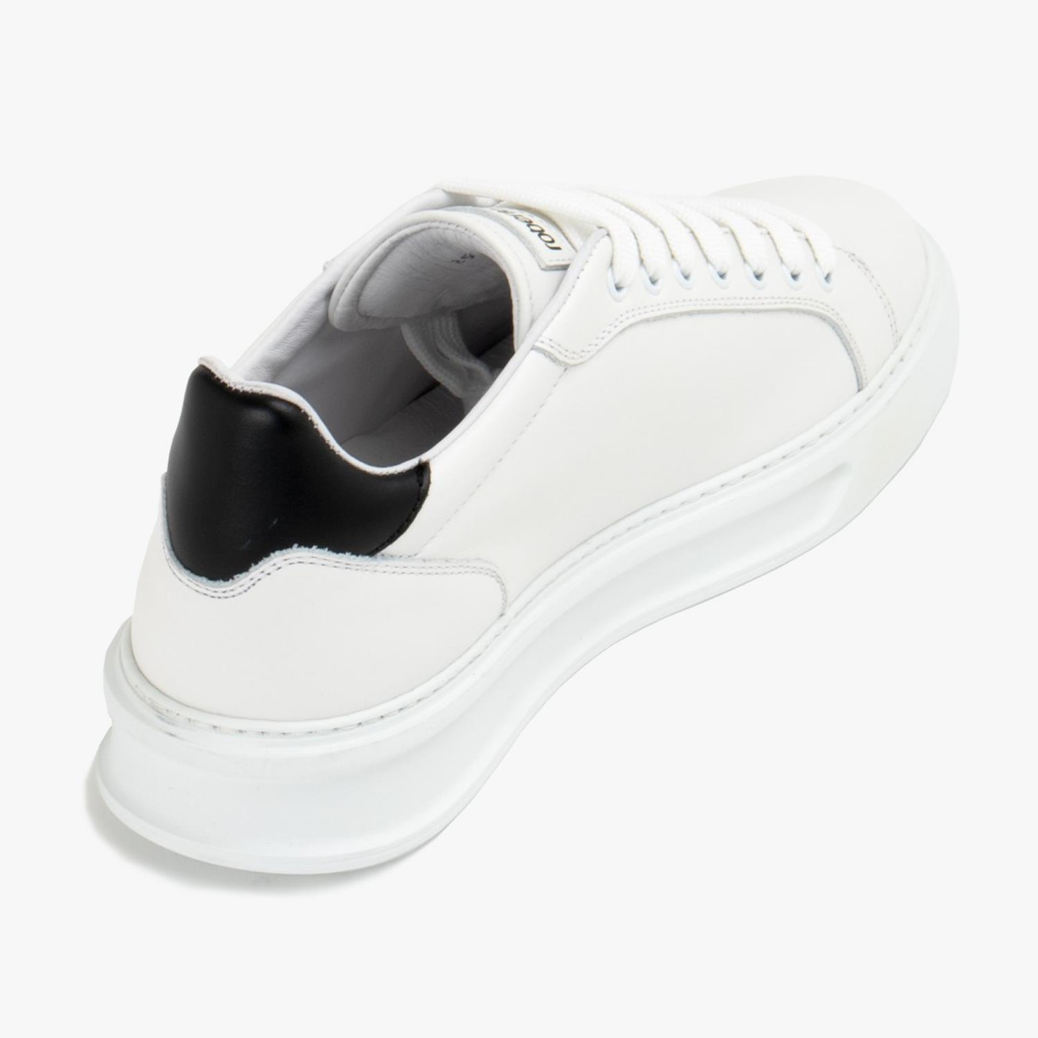 ROBERTO CAVALLI BEYAZ DERİ ERKEK SNEAKER