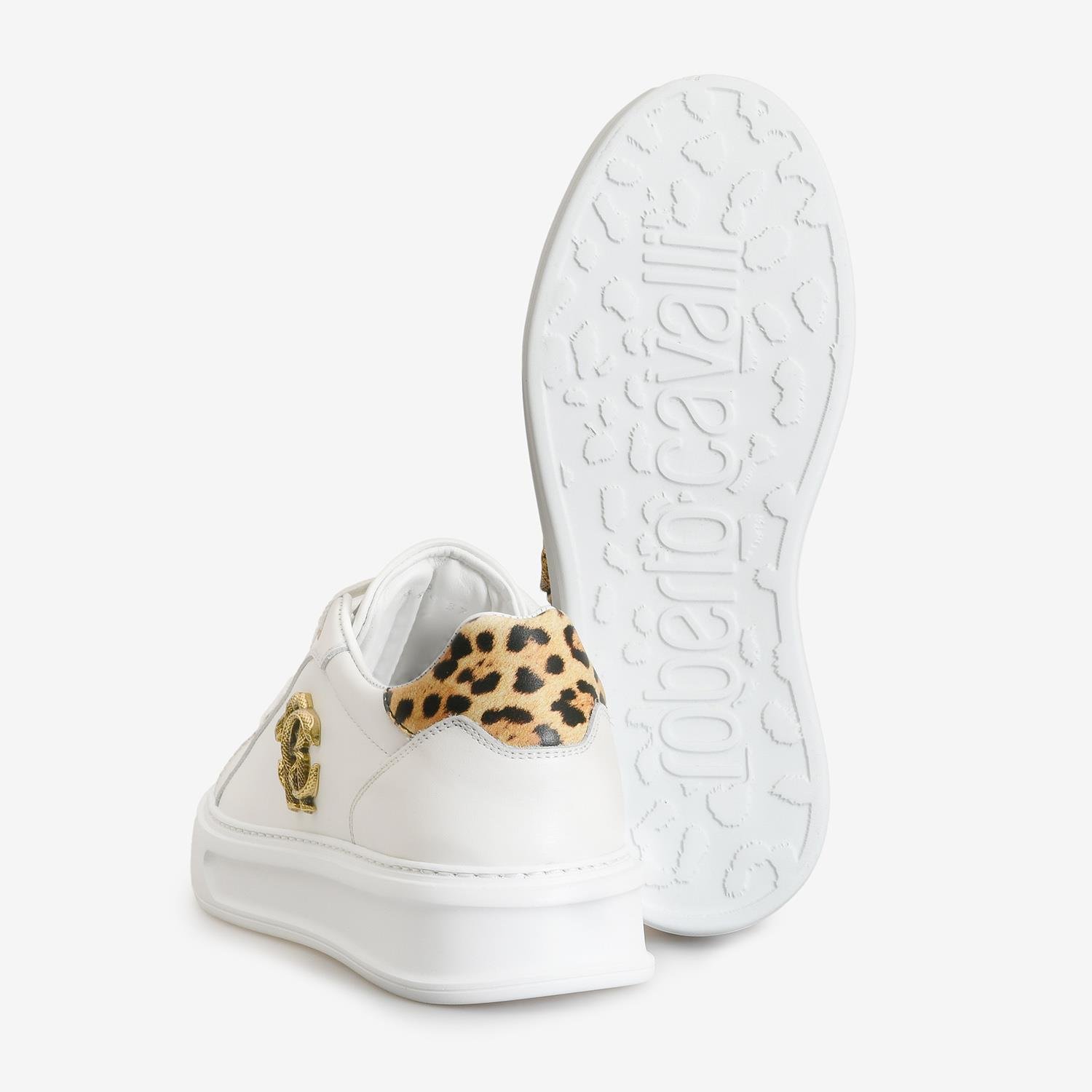 ROBERTO CAVALLI BEYAZ DERİ KADIN SNEAKER