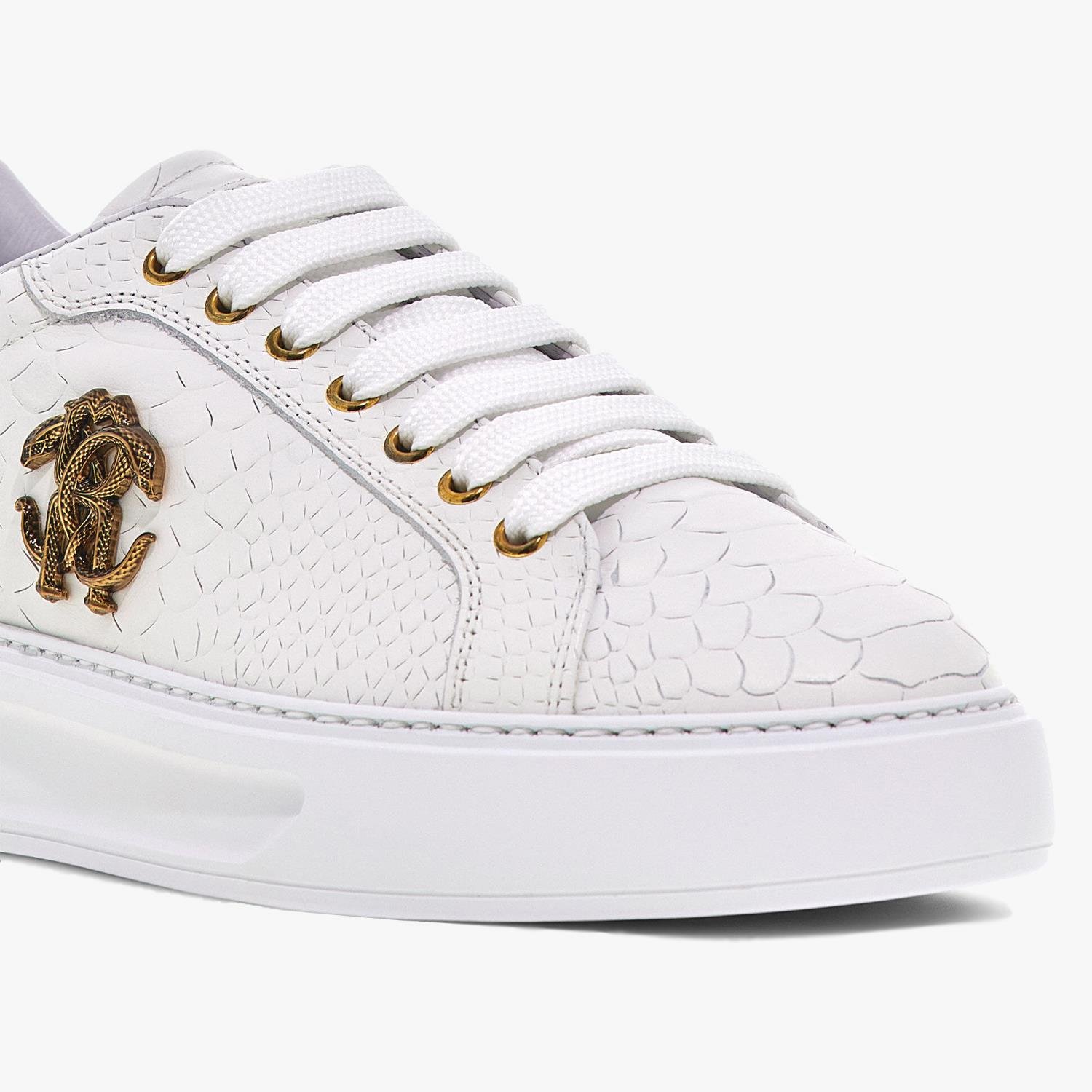ROBERTO CAVALLI BEYAZ DERİ KADIN SNEAKER