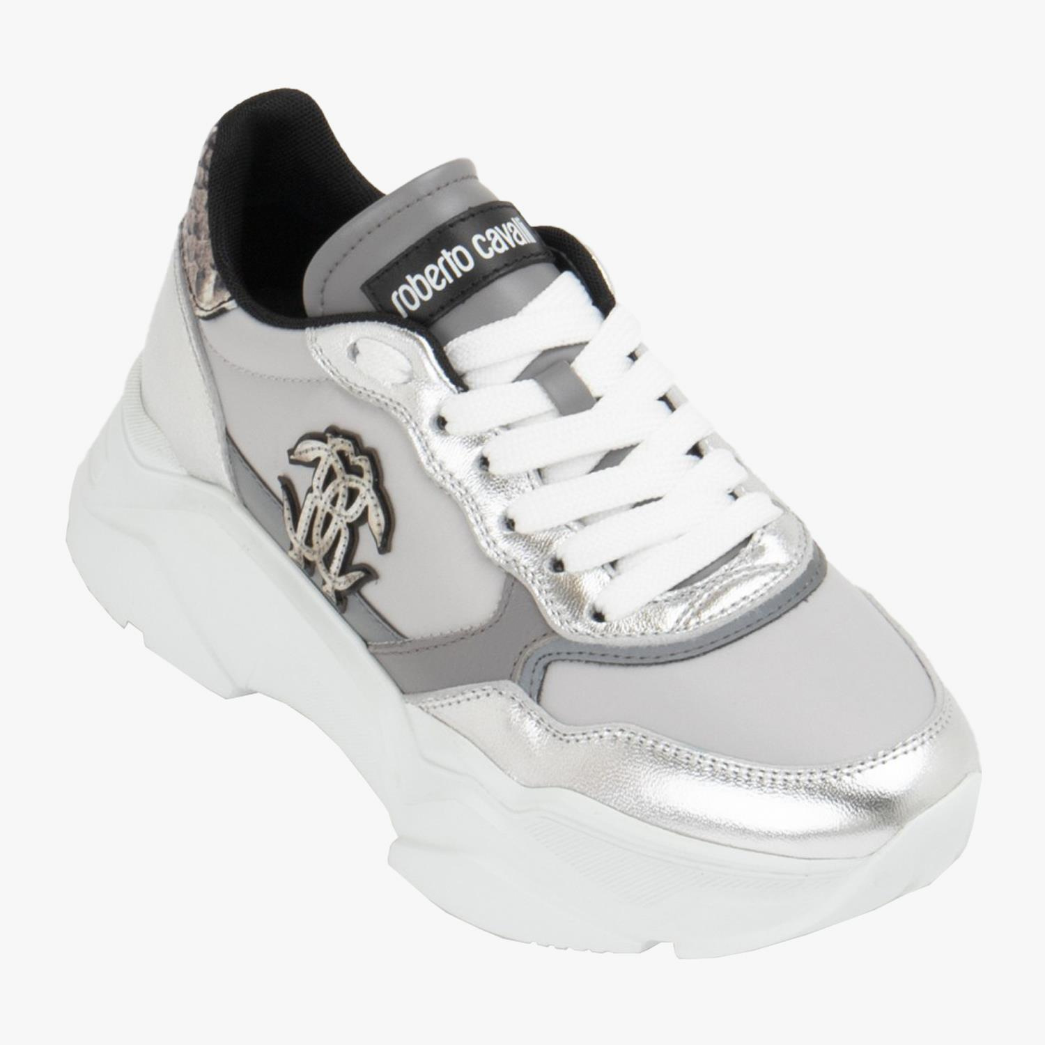 ROBERTO CAVALLI LAME DERİ KADIN SPOR AYAKKABI
