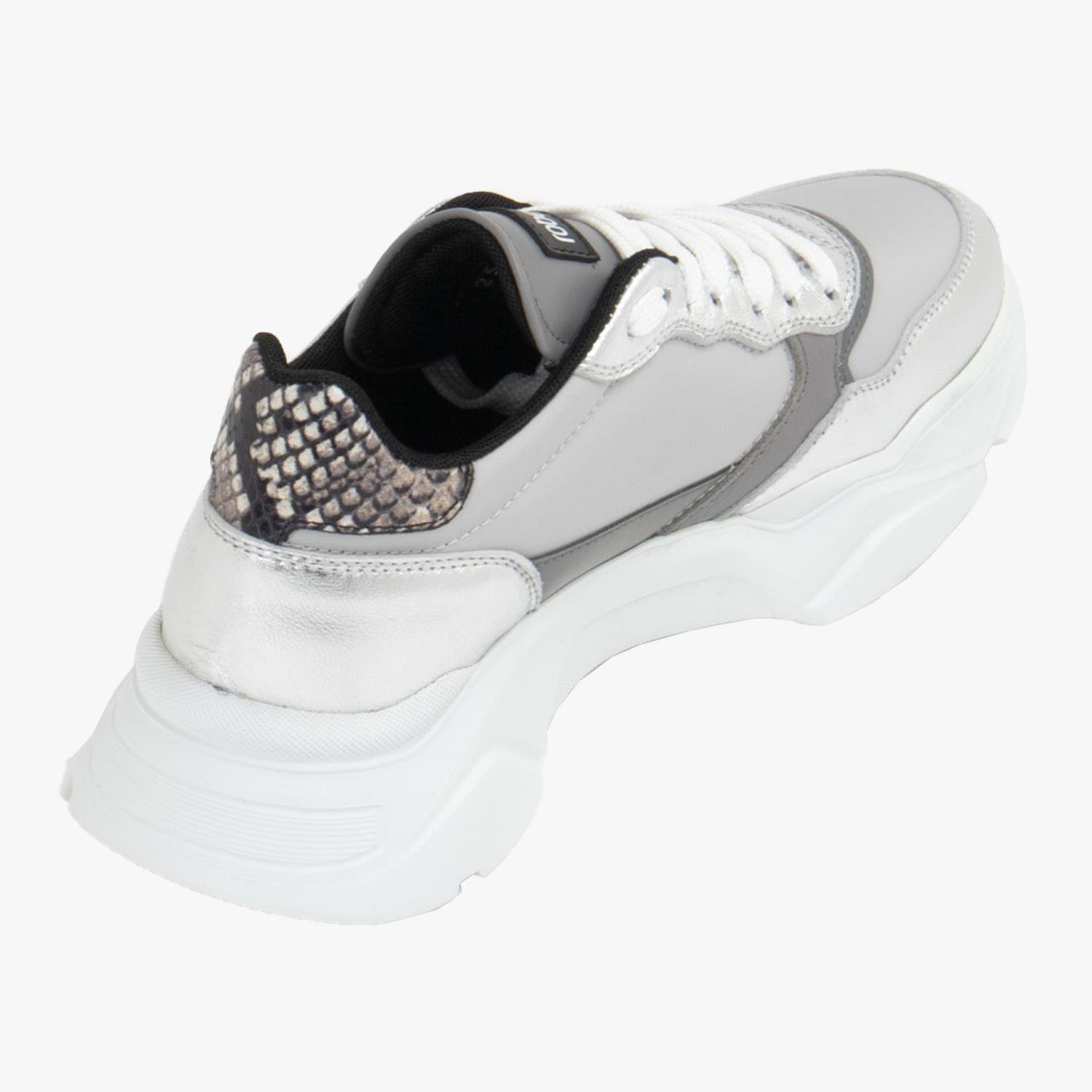 ROBERTO CAVALLI LAME DERİ KADIN SPOR AYAKKABI