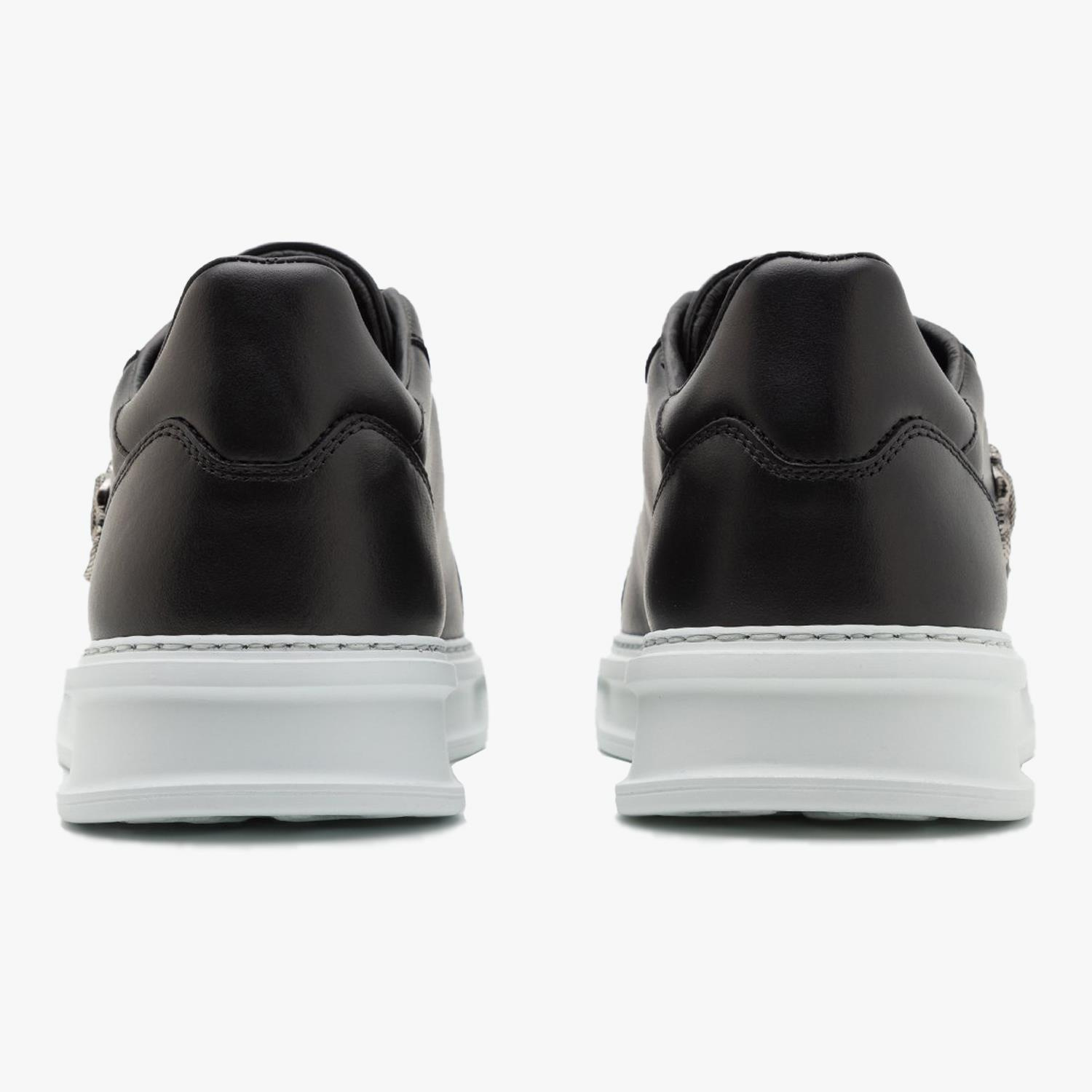 ROBERTO CAVALLI SIYAH DERİ ERKEK SNEAKER