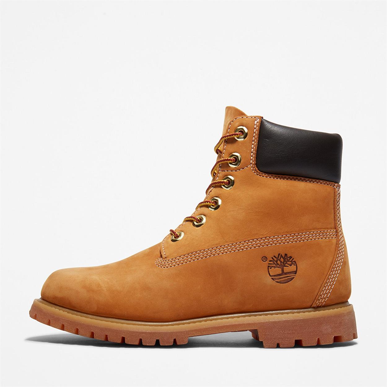 Sarı Deri Timberland Kadın Bot
