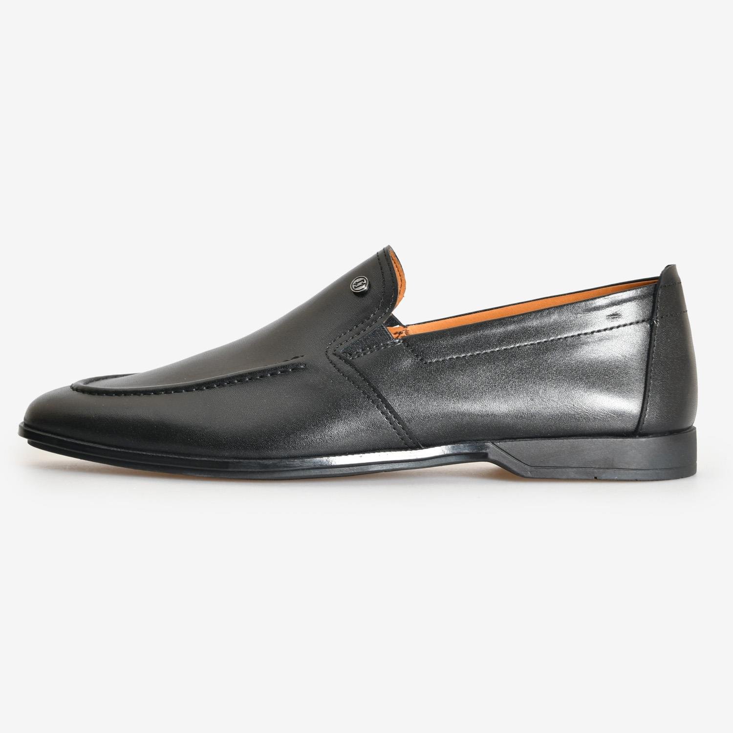 Siyah Deri Erkek Loafer