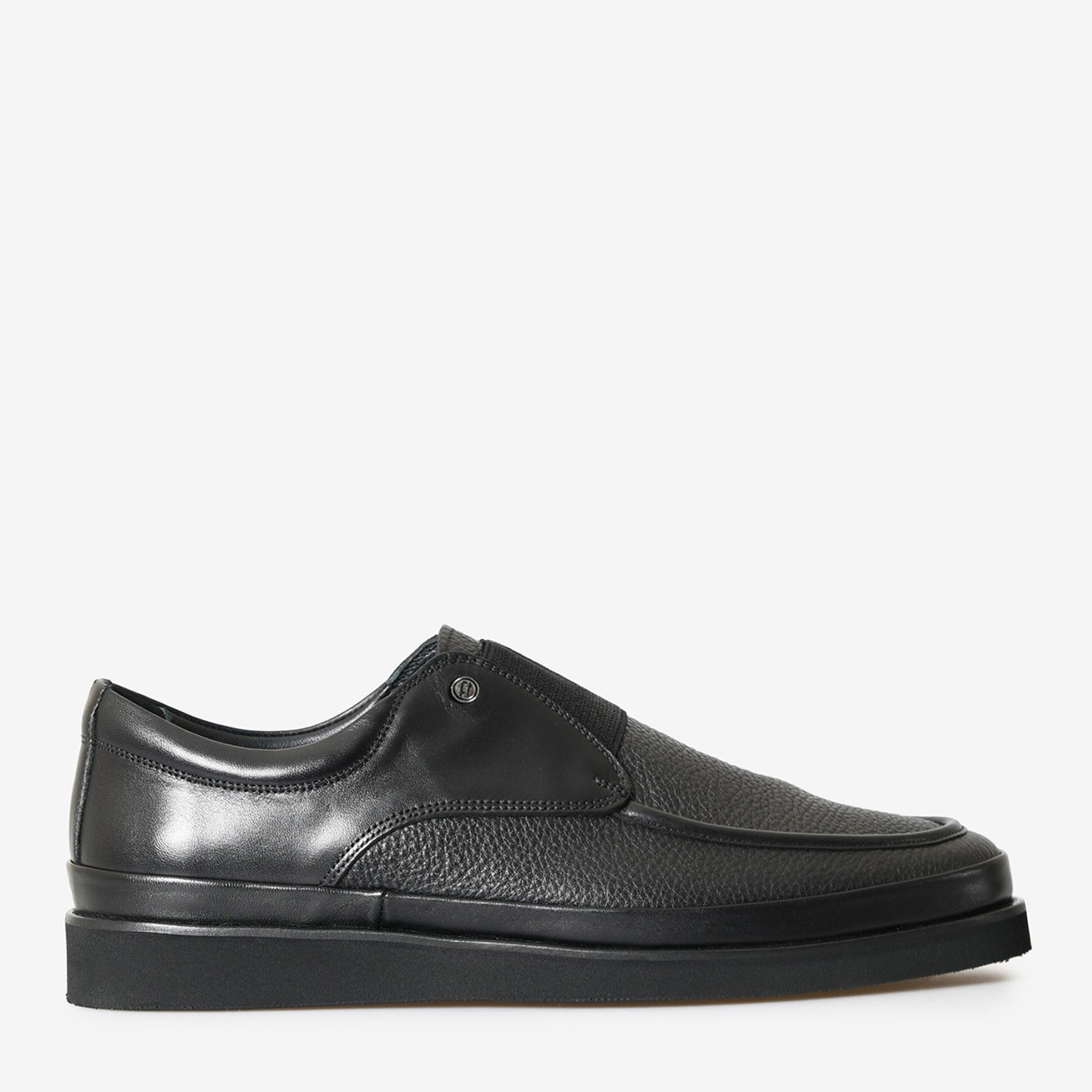 Siyah Deri Erkek Loafer