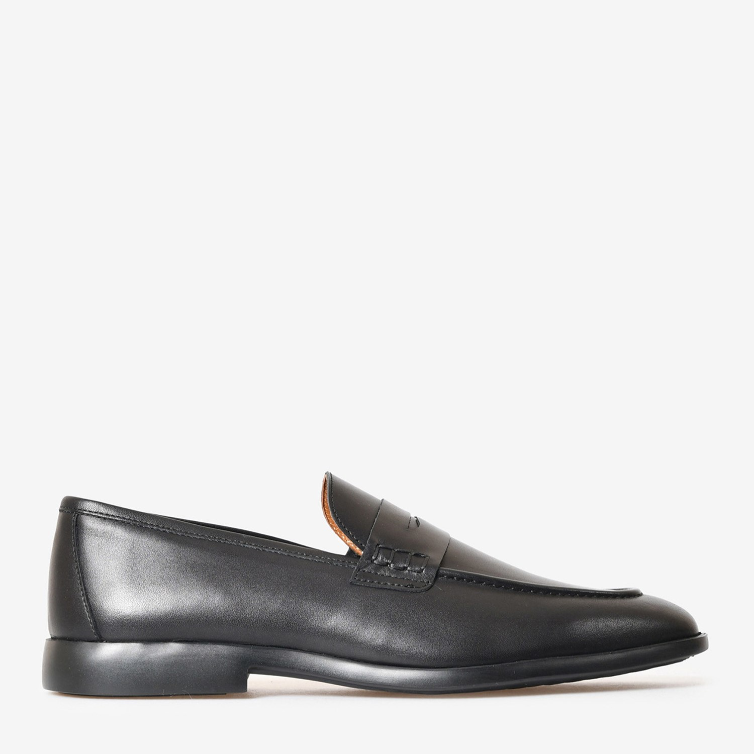 Siyah Deri Erkek Loafer