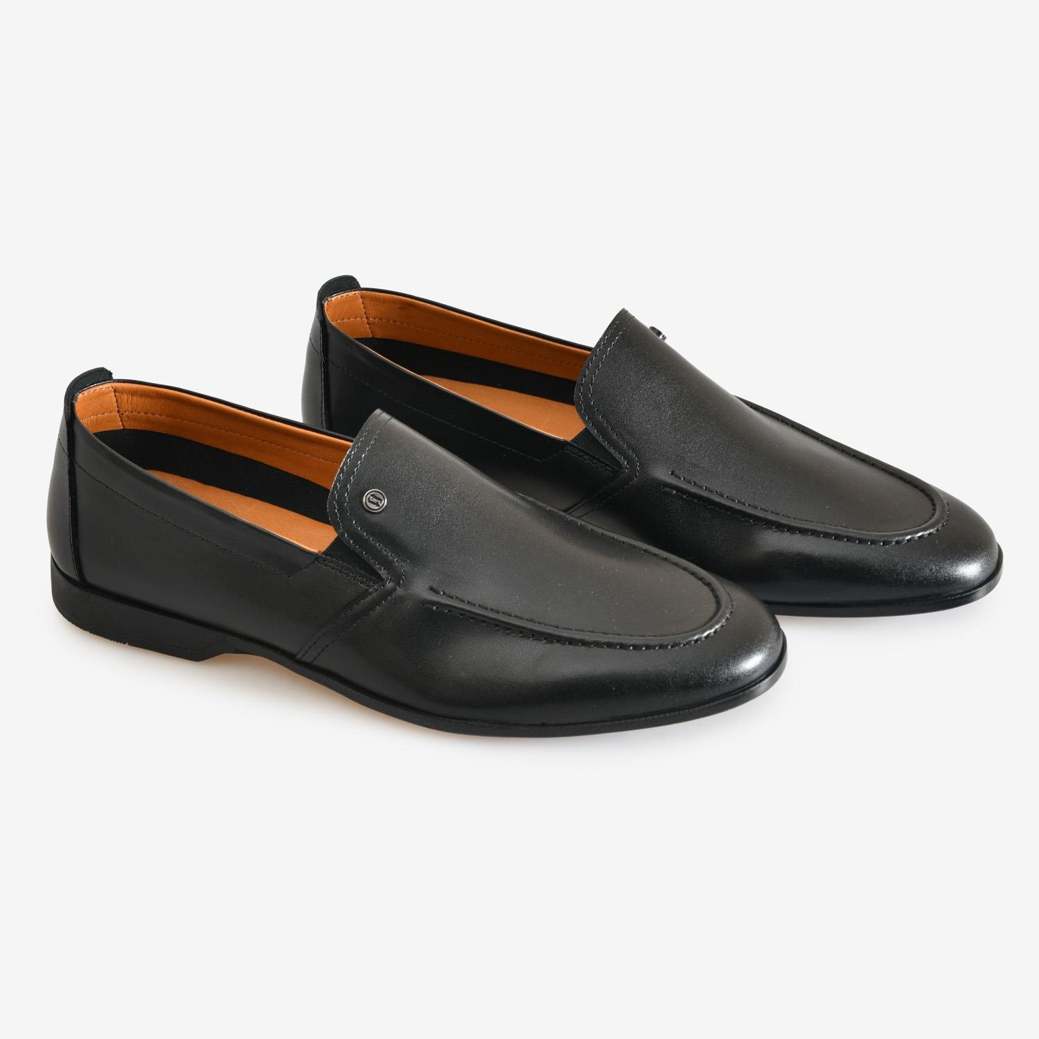 Siyah Deri Erkek Loafer