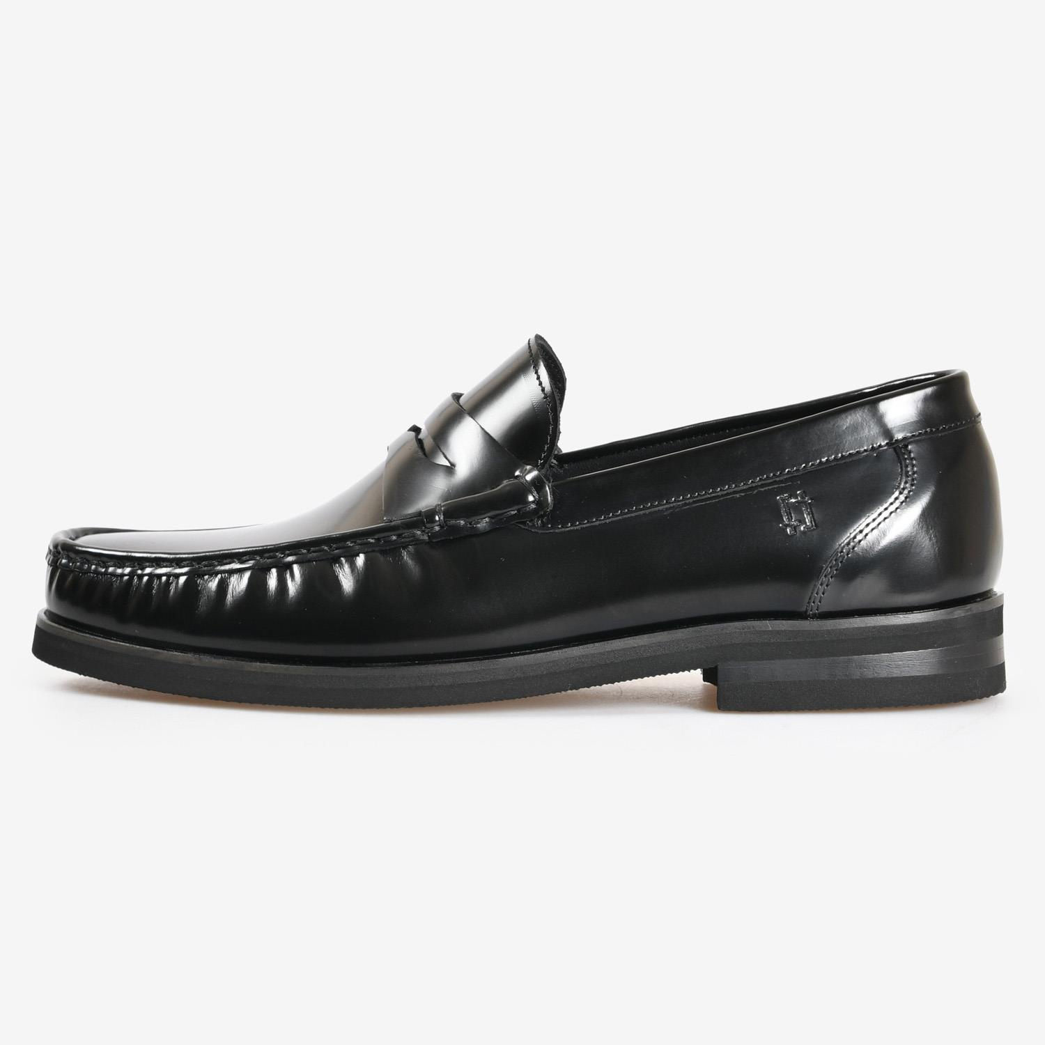 Siyah Deri Erkek Loafer