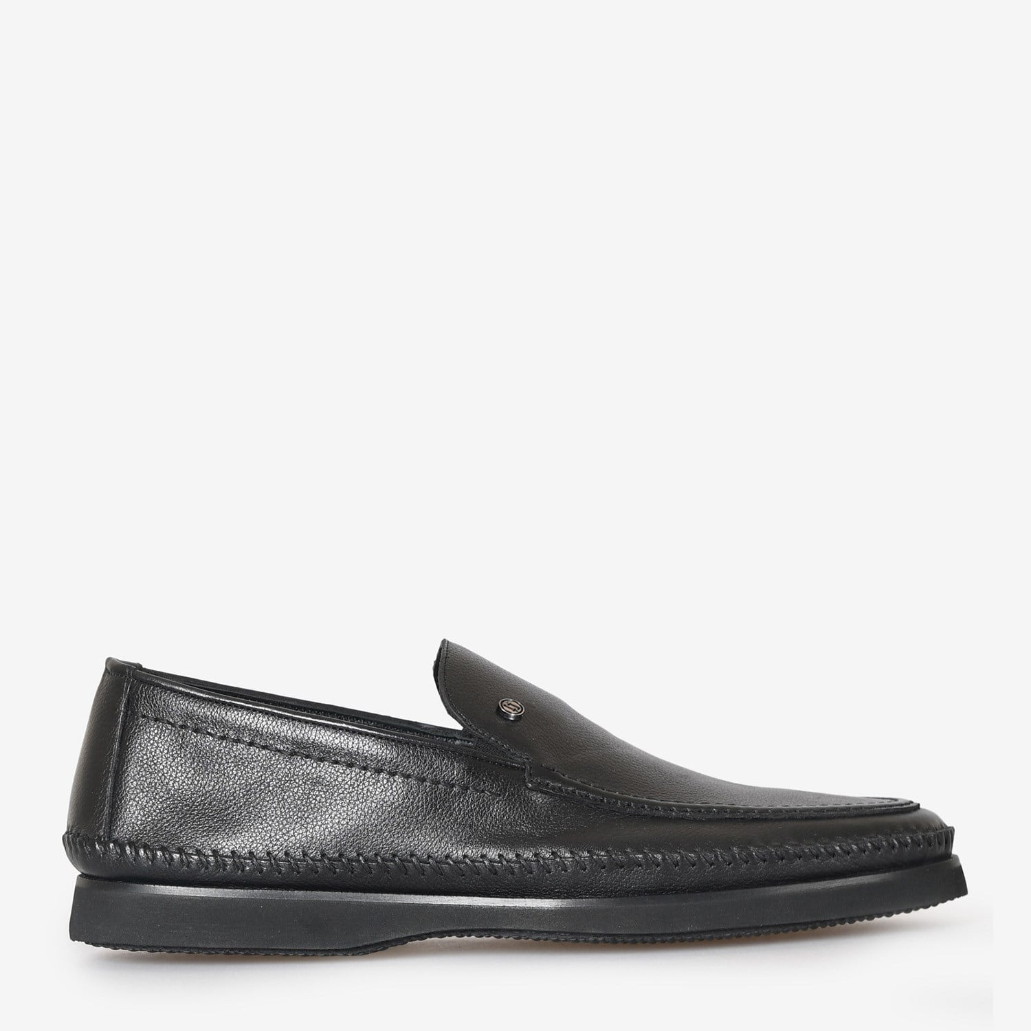 Siyah Deri Erkek Loafer
