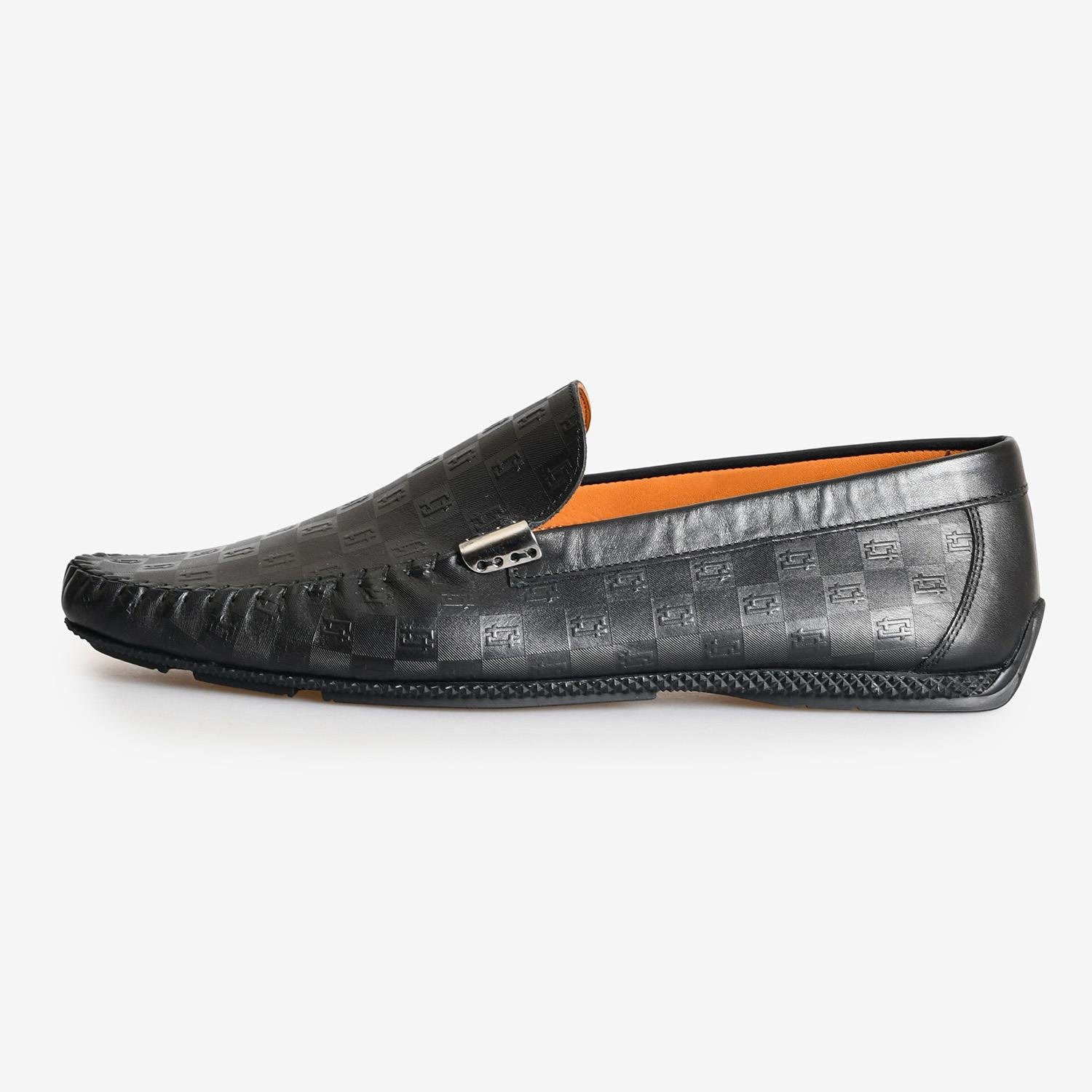 Siyah Deri Erkek Loafer