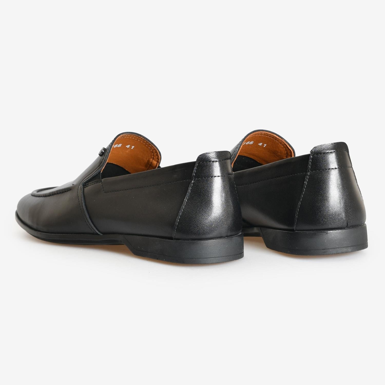 Siyah Deri Erkek Loafer