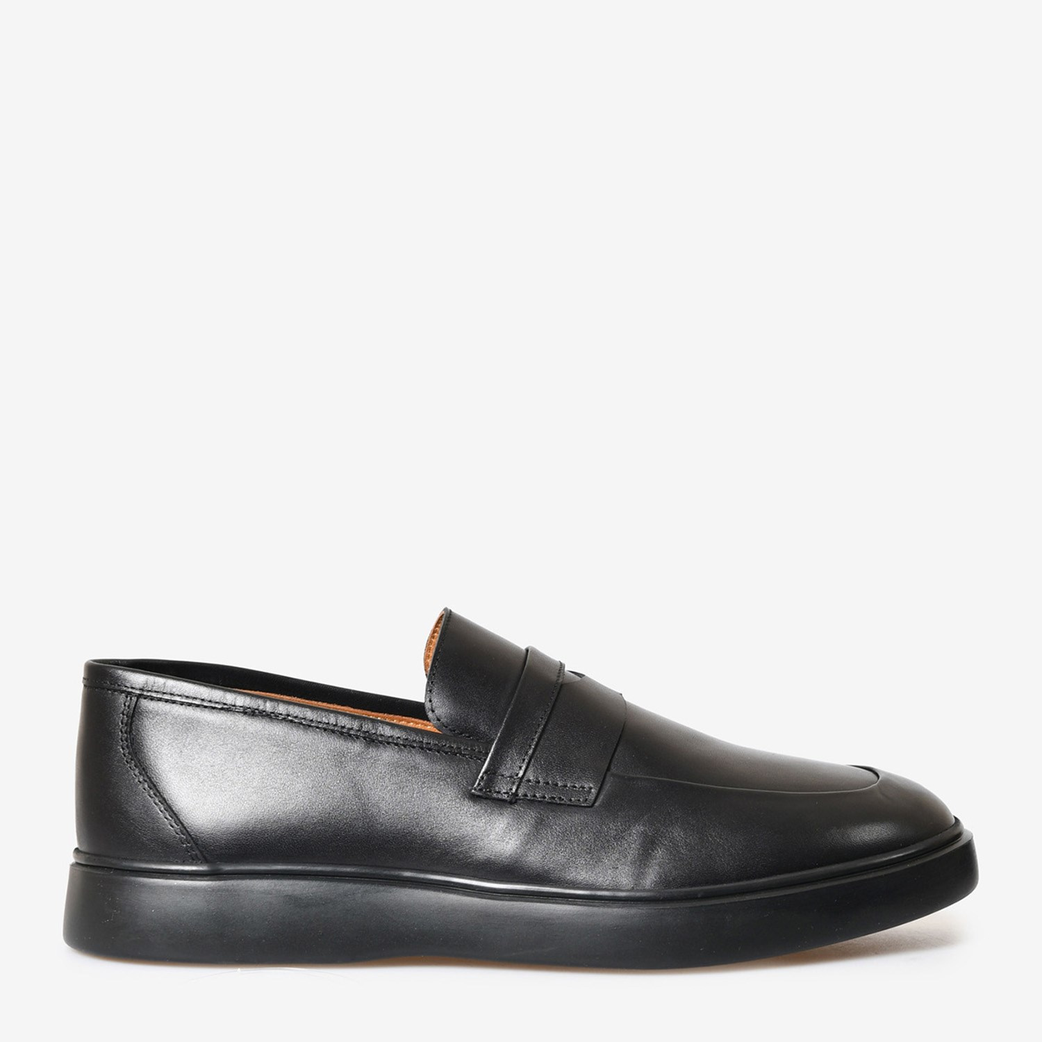 Siyah Deri Erkek Loafer