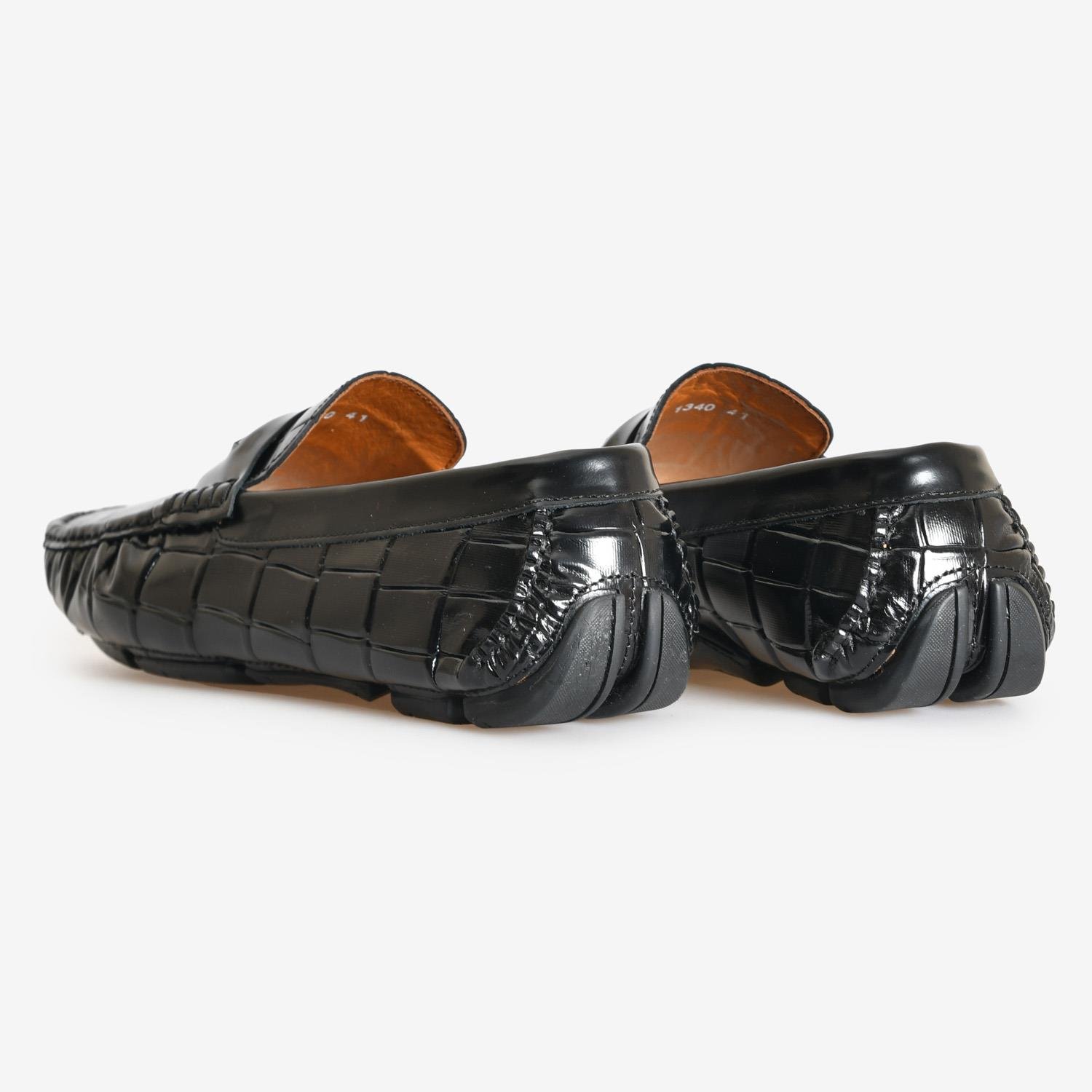 Siyah Deri Erkek Loafer