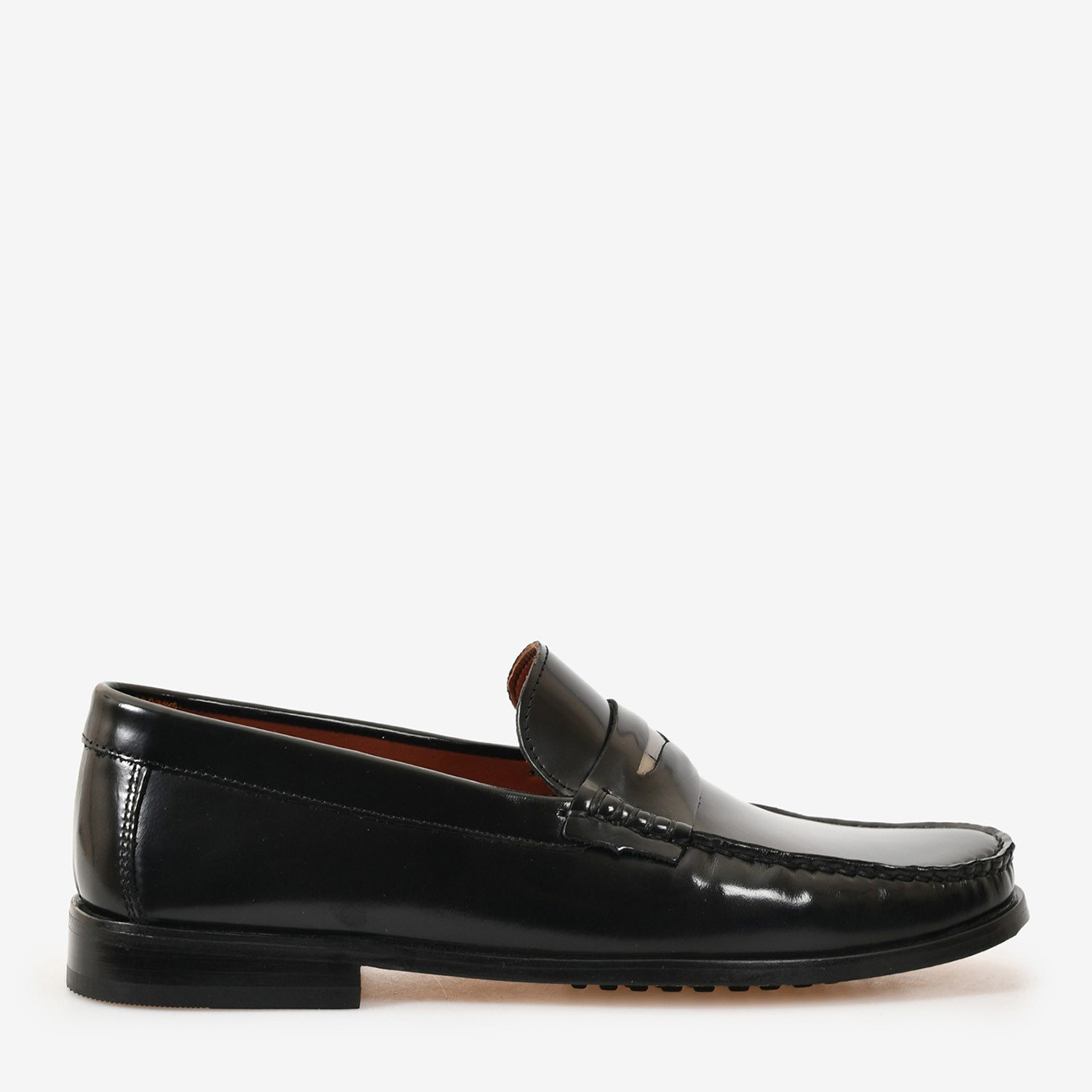 Siyah Deri Erkek Loafer