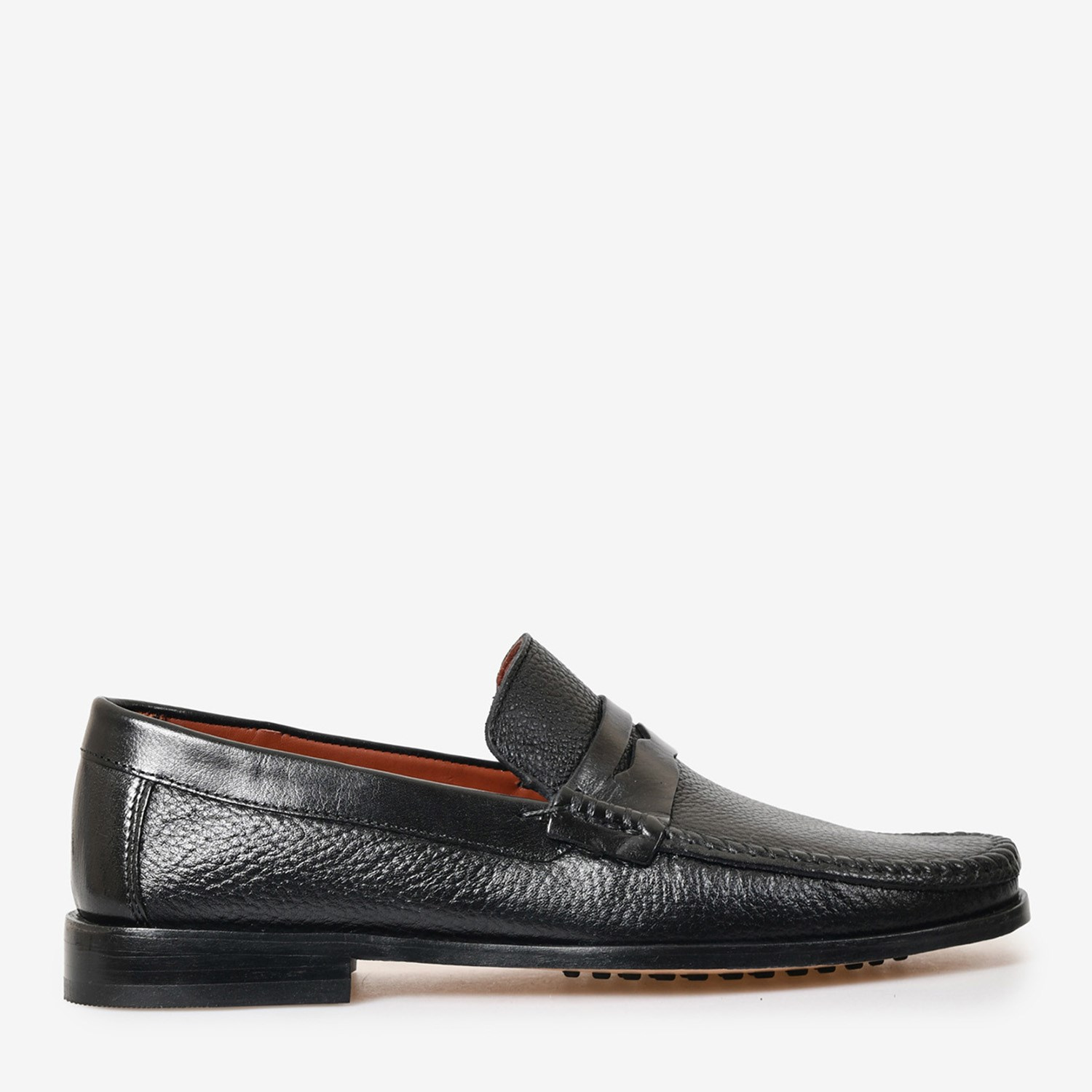 Siyah Deri Erkek Loafer
