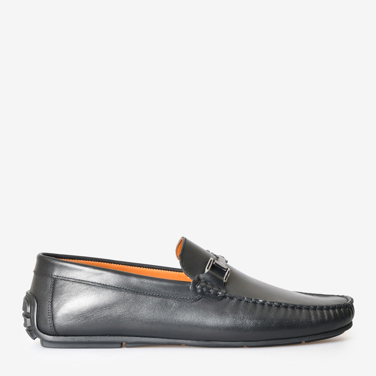 Siyah Deri Erkek Loafer