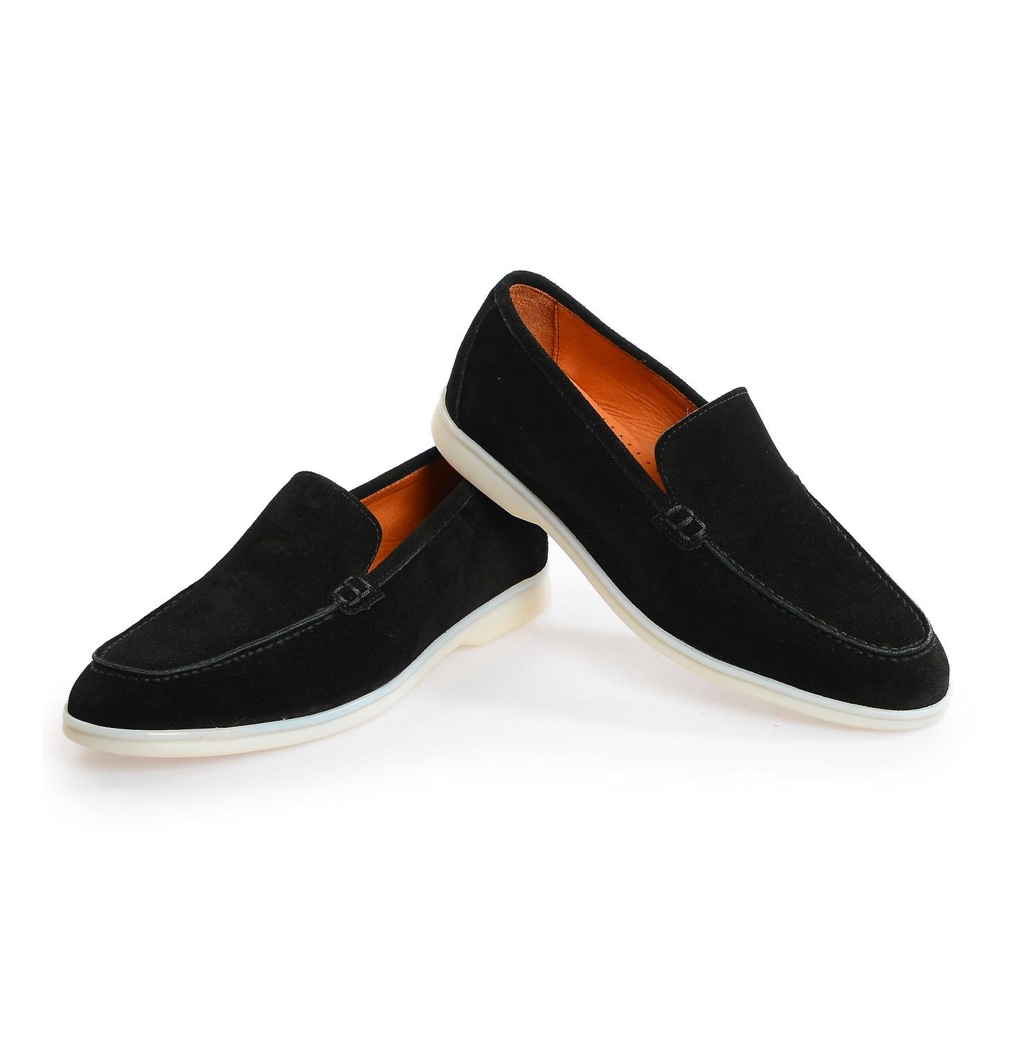 Siyah Süet Erkek Loafer