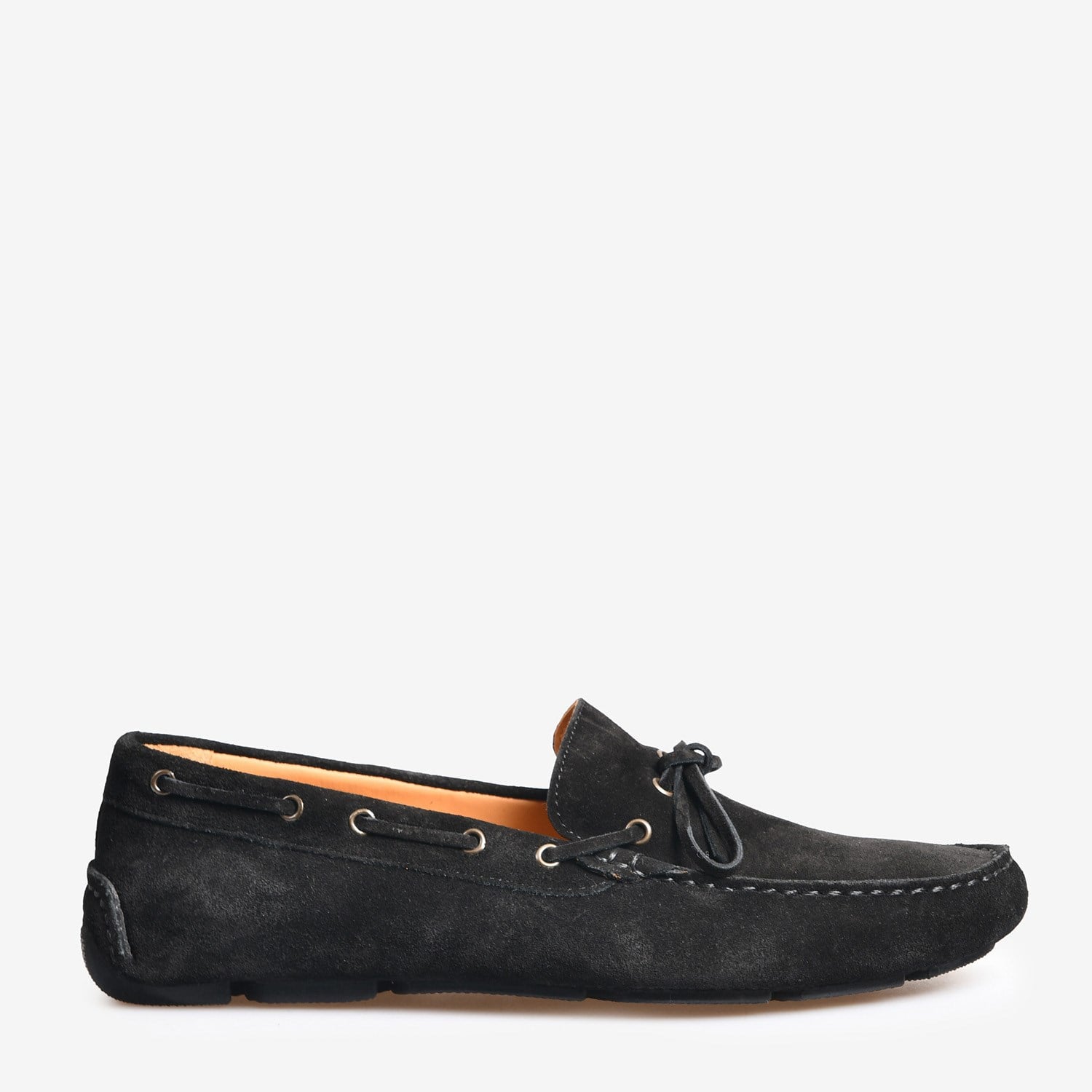 Siyah Süet Erkek Loafer Ayakkabı