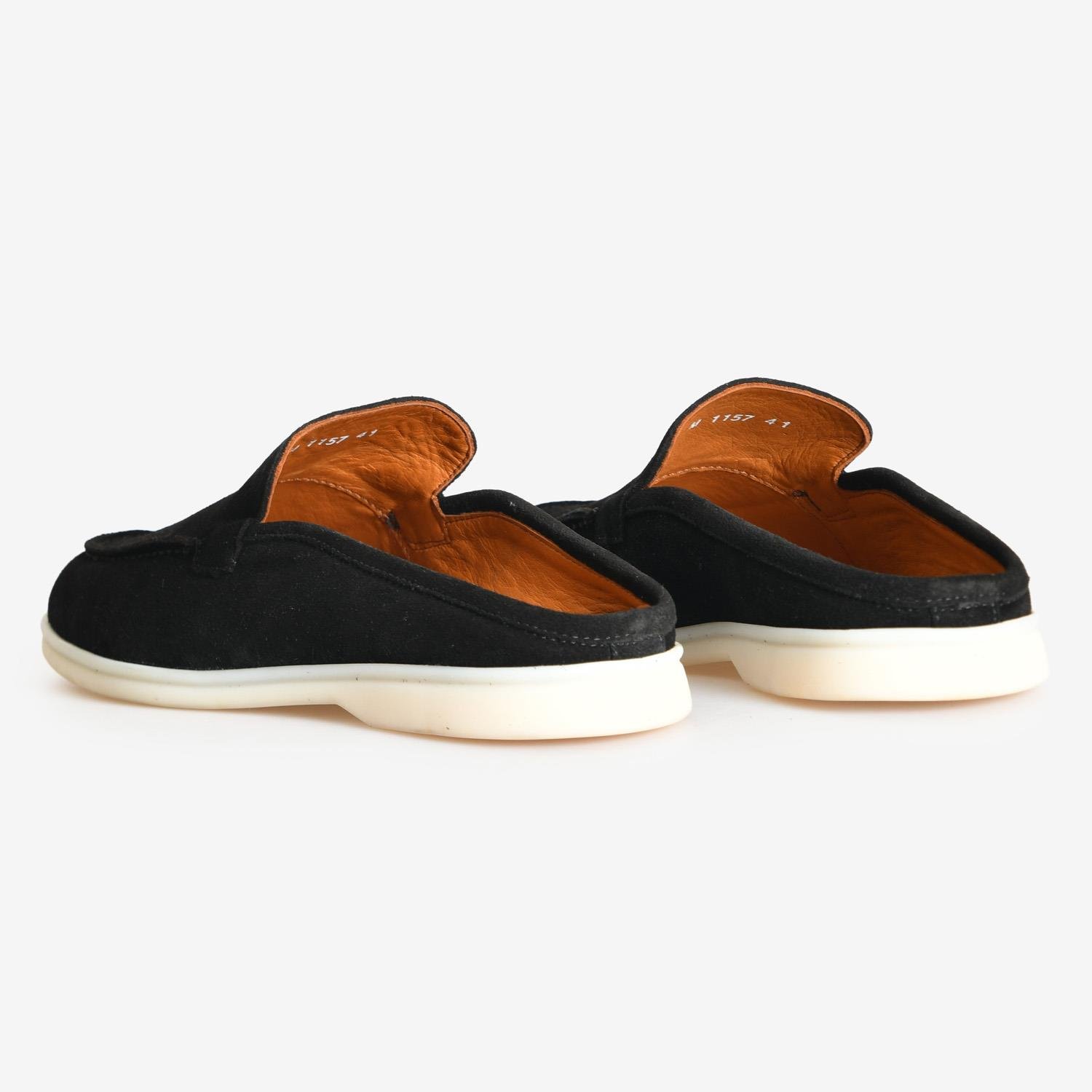 Siyah Süet Günlük Erkek Terlik