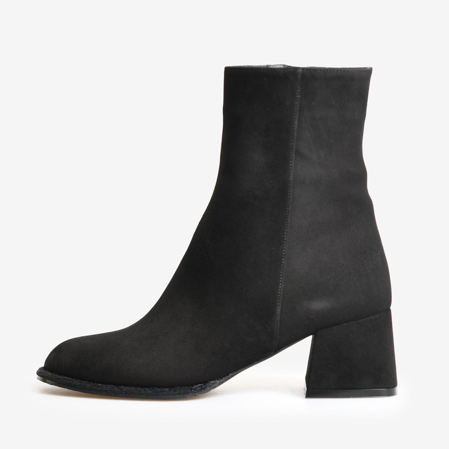 Siyah Süet Kadın Abiye Bot