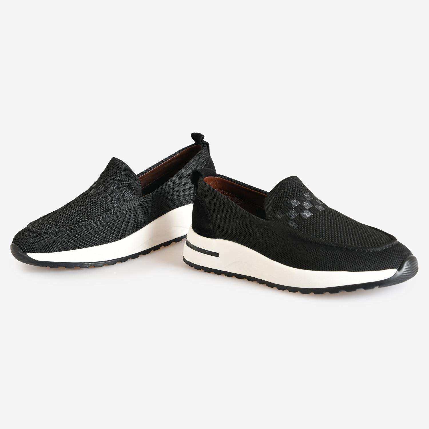 Siyah Triko Erkek Spor Ayakkabı