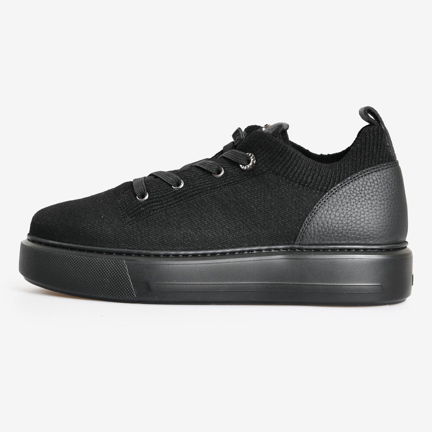 Siyah Triko Kadın Sneaker