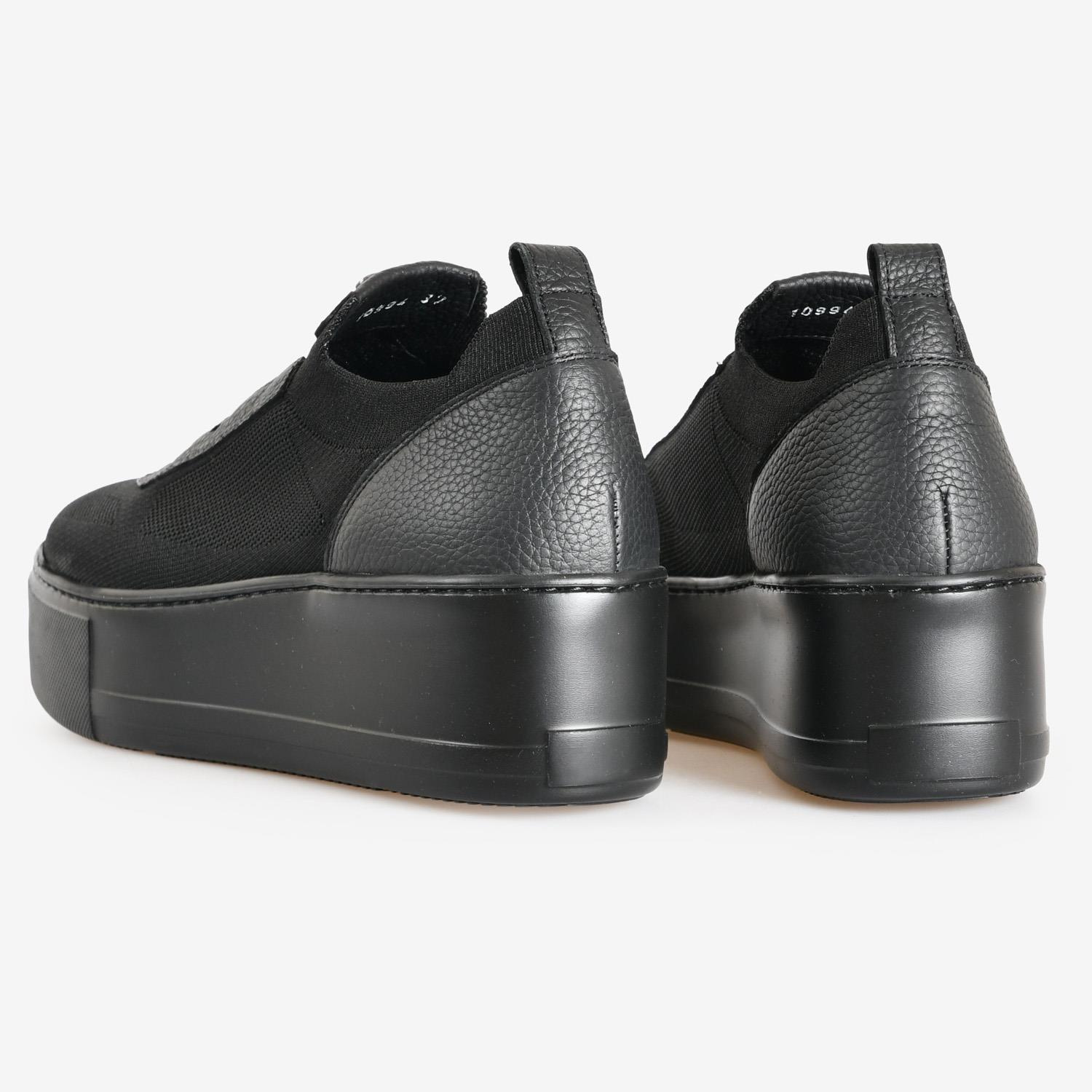 Siyah Triko Kadın Sneaker