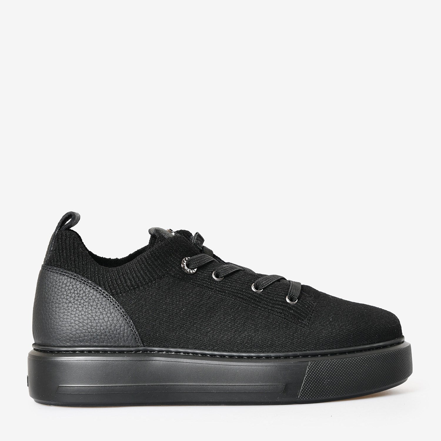 Siyah Triko Kadın Sneaker