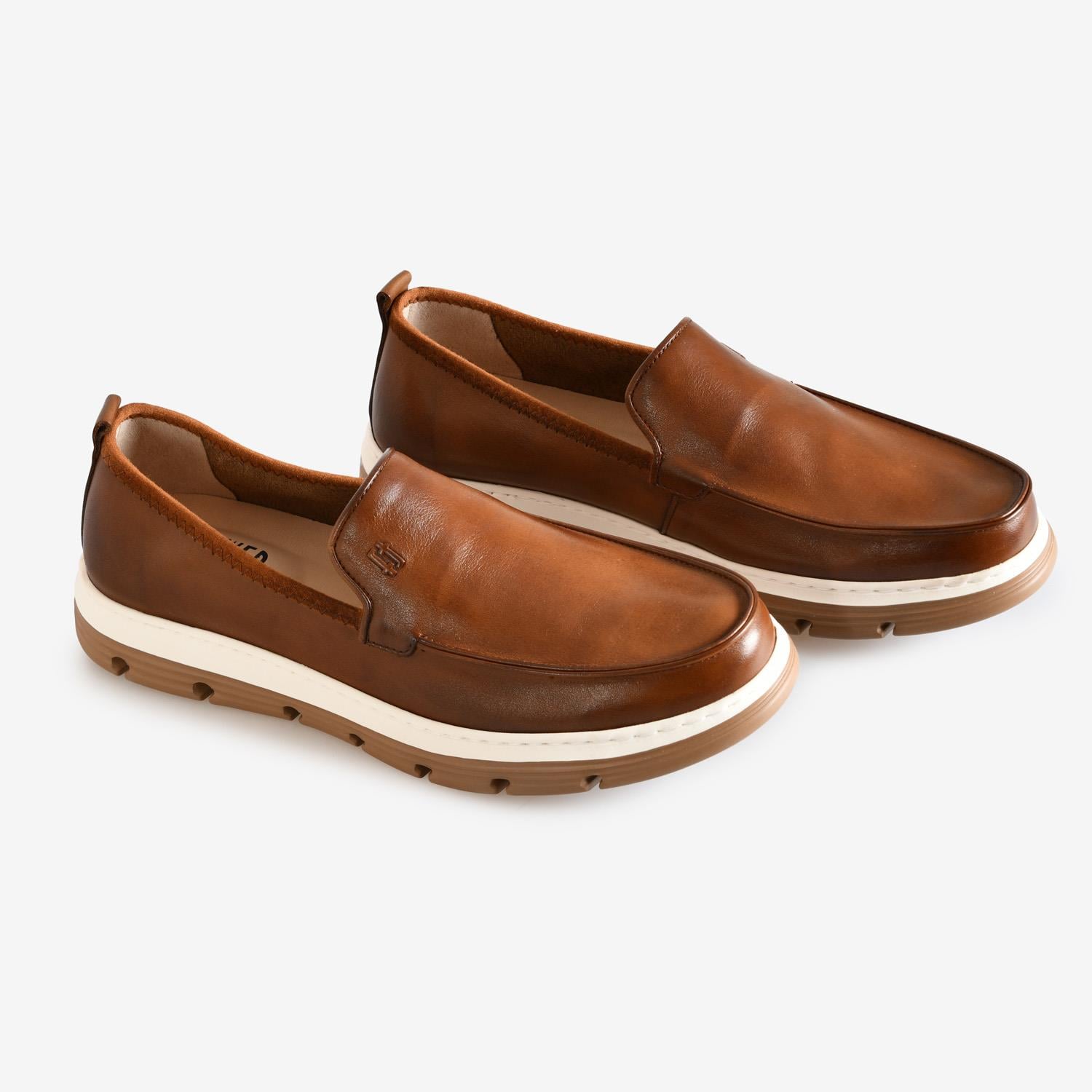 Taba Deri Erkek Loafer