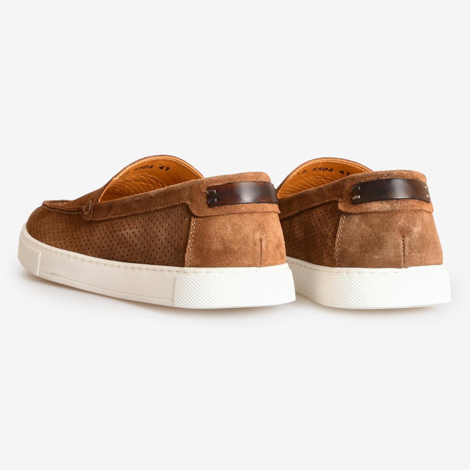 Taba Süet Erkek Loafer