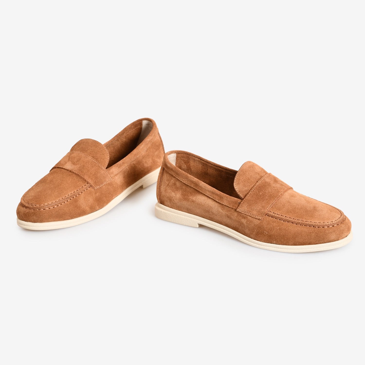 Taba Süet Kadın Loafer