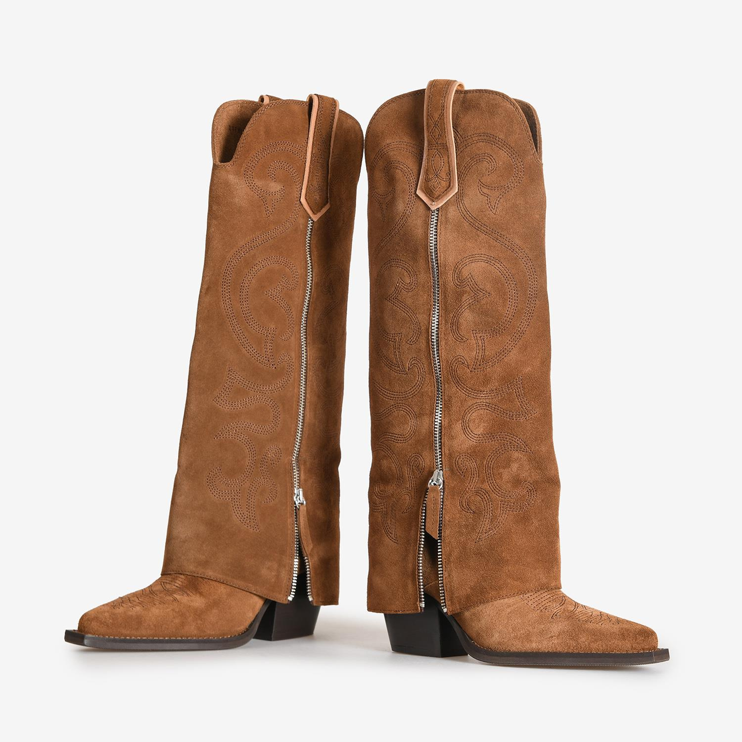 Taba Süet Wester Kadın Çizme