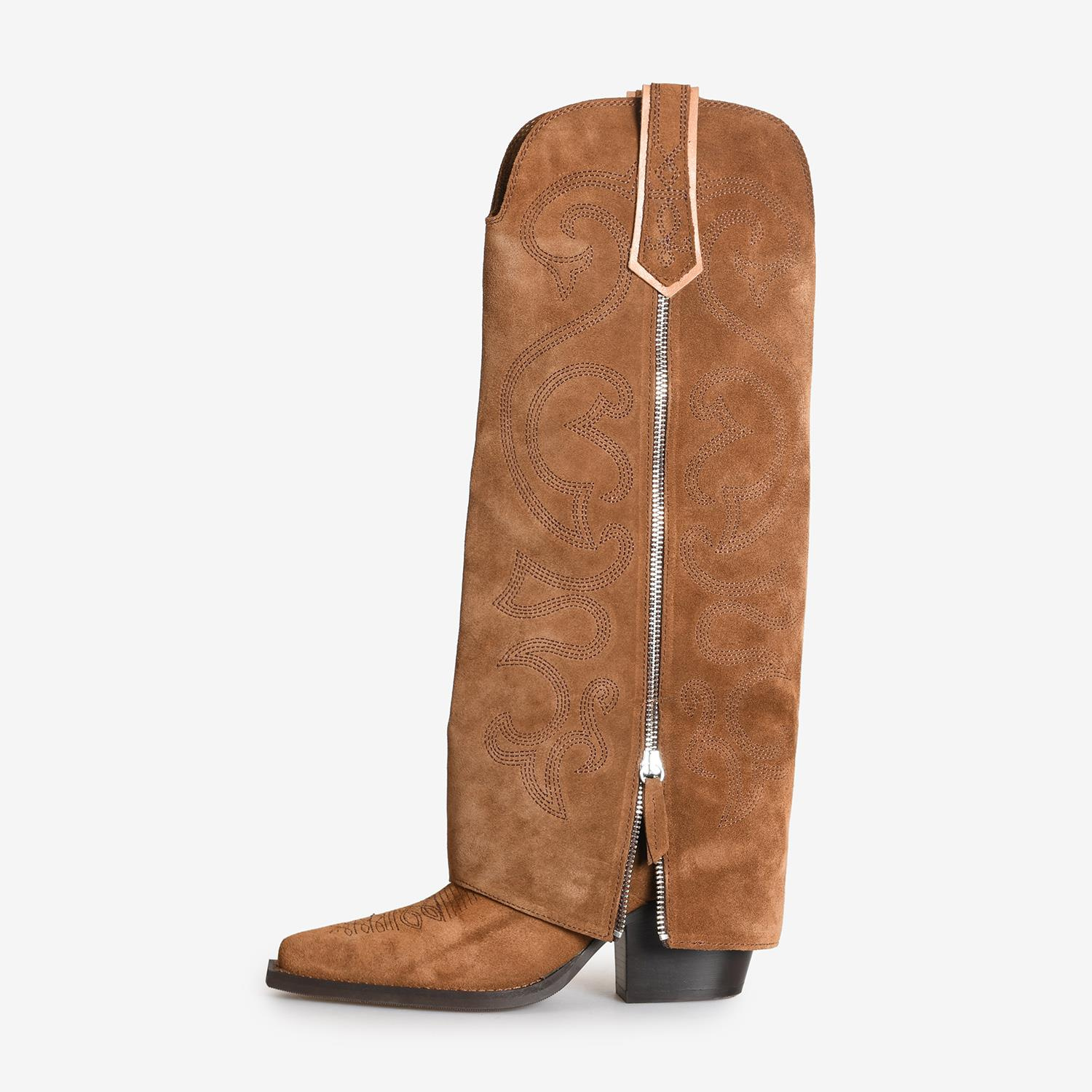 Taba Süet Wester Kadın Çizme