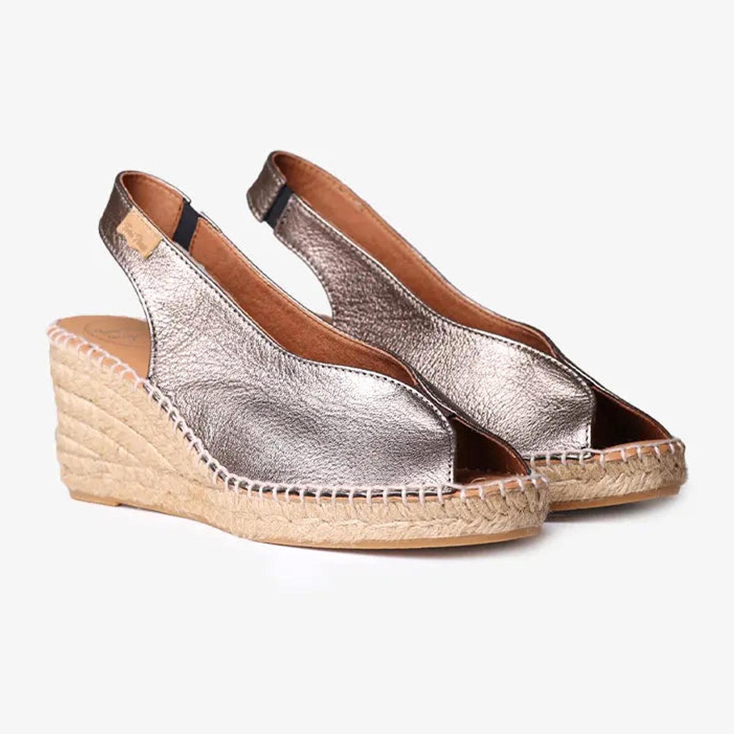 Toni Pons Bronz Laila-P Açık Ayakkabı Stili Espadril Kadın Sandalet