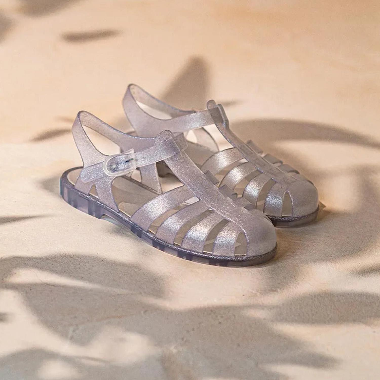 Toni Pons Platin Cala Su Geçirmez Püsküllü Jelly Kadın Sandalet