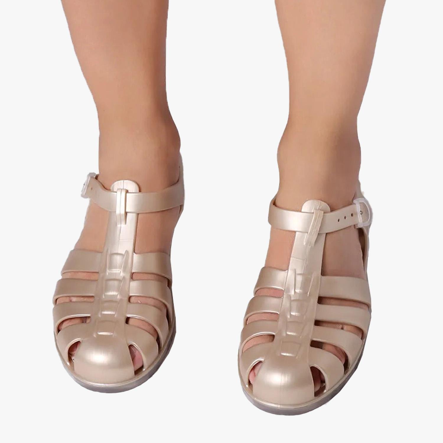 Toni Pons Platin Cuba Balıkçı Kadın Sandalet