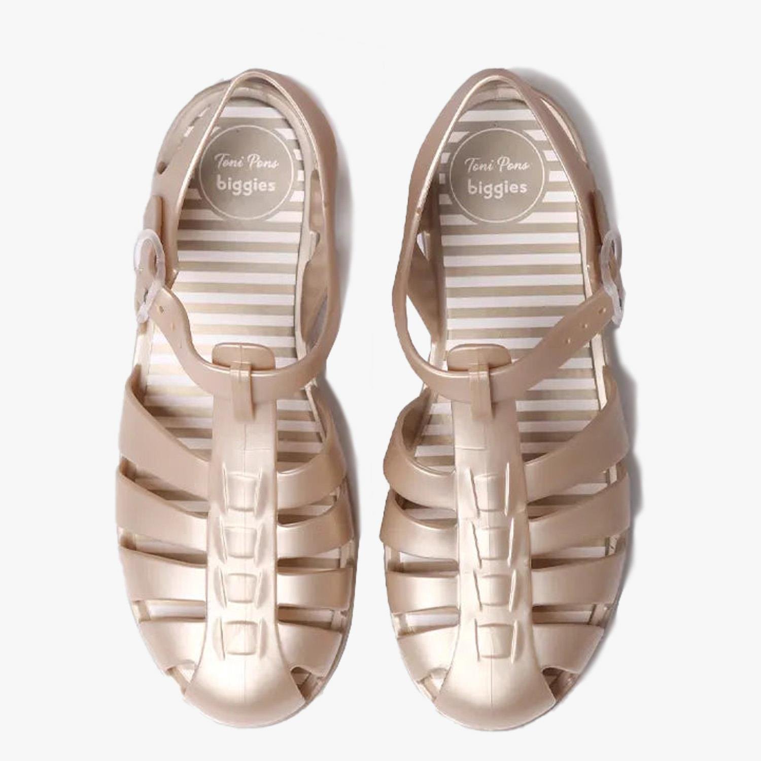 Toni Pons Platin Cuba Balıkçı Kadın Sandalet