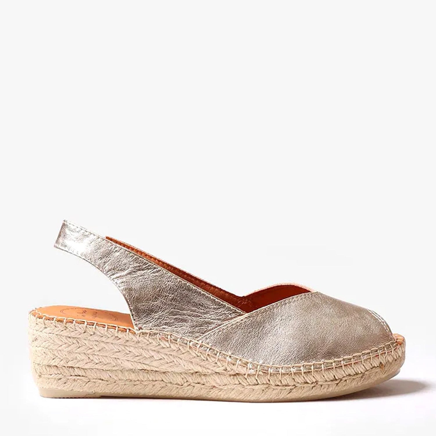 Toni Pons Platinum Gri Bernia P Espadril Kadın Sandalet