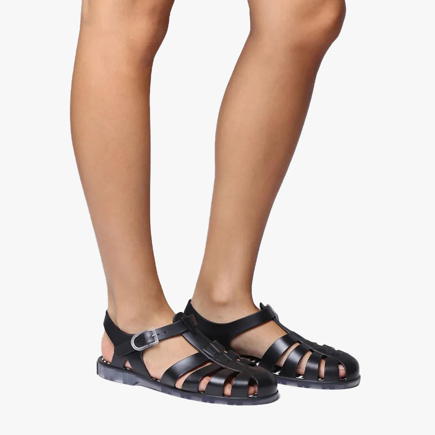 Toni Pons Siyah Cuba Balıkçı Kadın Sandalet