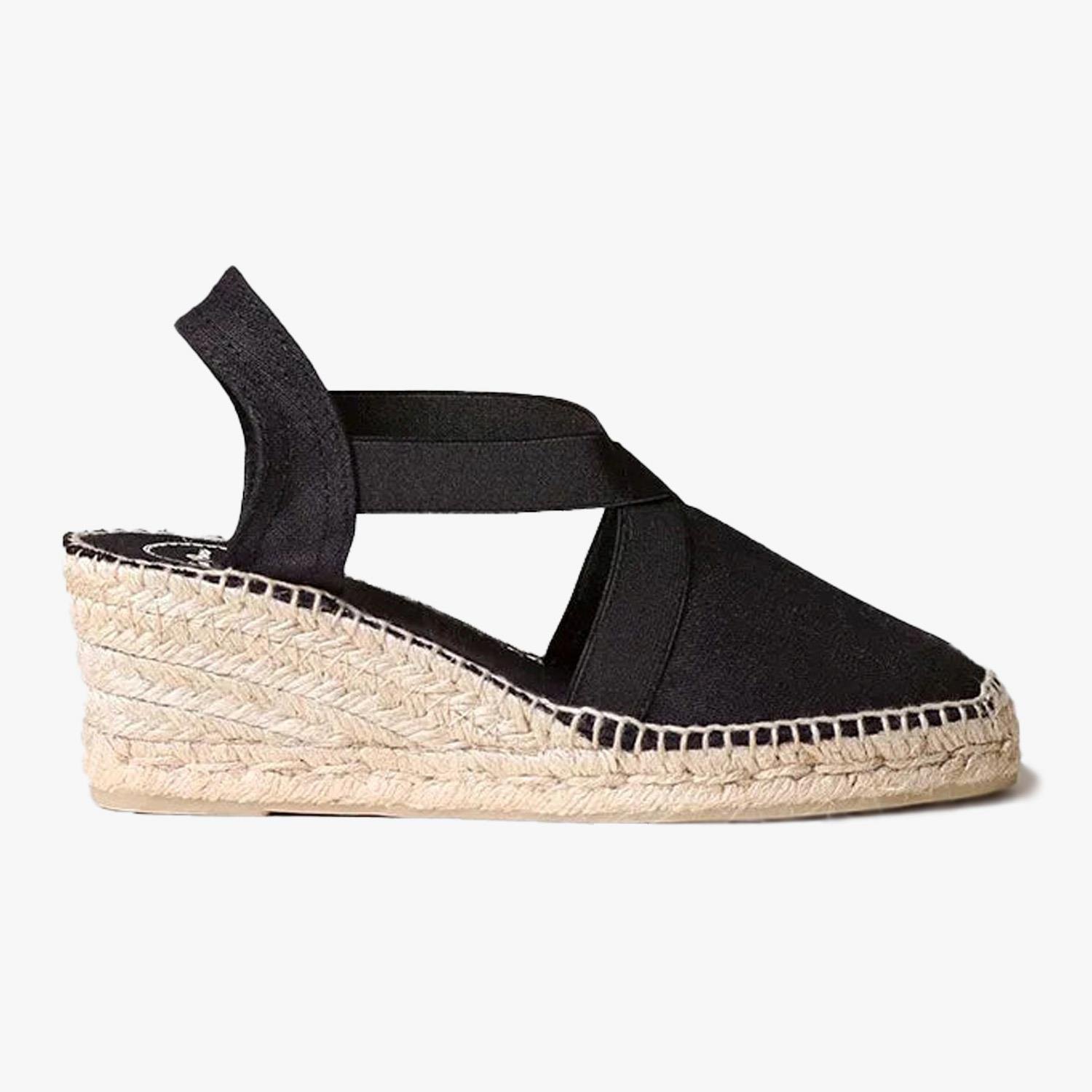 Toni Pons Siyah Ter Vegan Espadril Kadın Sandalet