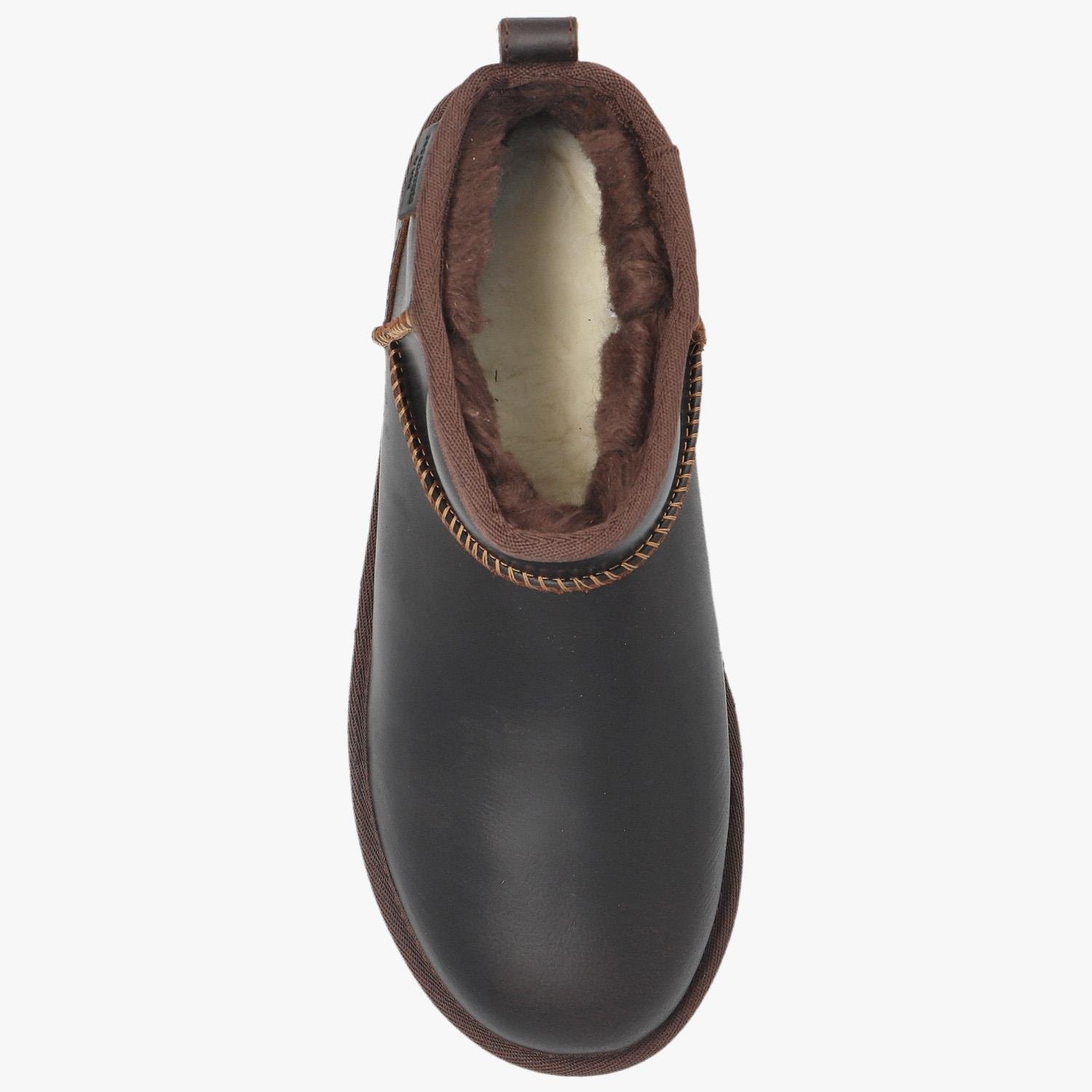 Ugg 1163490 W Classıc Ultra Mini Leather Regen Bayan Bot