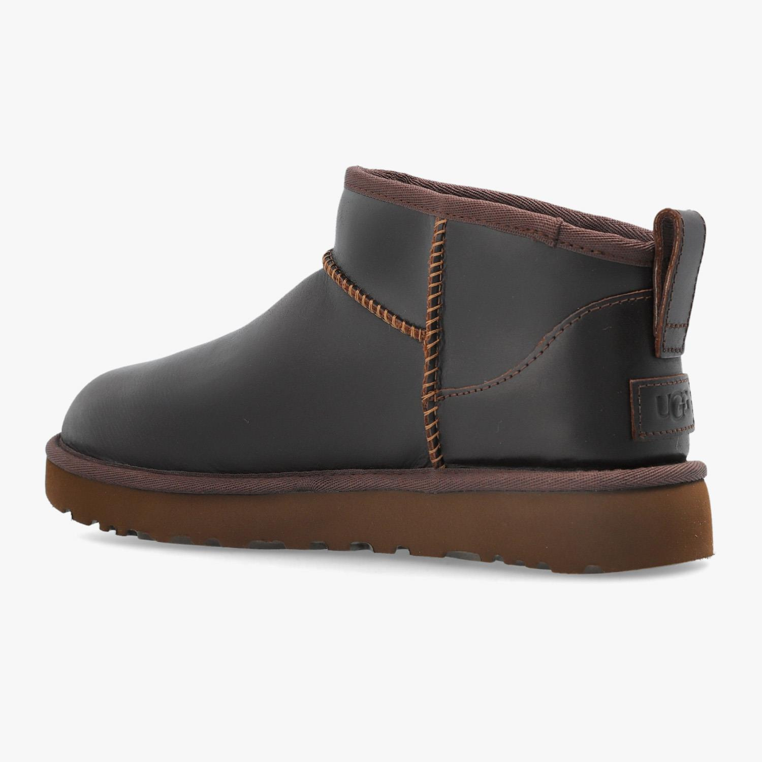 Ugg 1163490 W Classıc Ultra Mini Leather Regen Bayan Bot