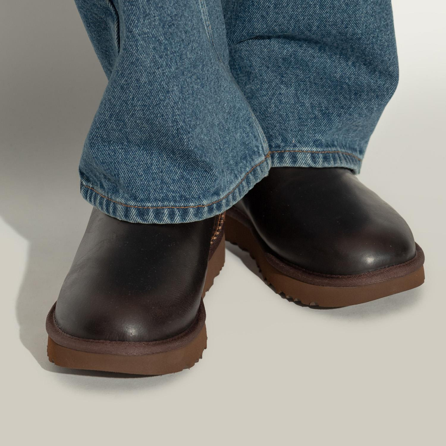 Ugg 1163490 W Classıc Ultra Mini Leather Regen Bayan Bot